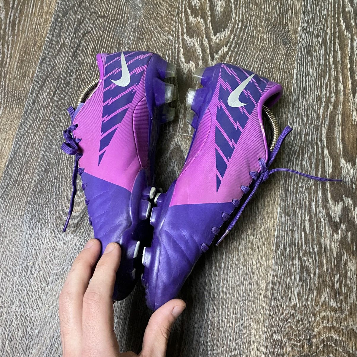 Nike CR7 SCARCE 2011 NIKE MERCURIAL VICTORY II Purple Cleats 42,5 Size US 9 / EU 42 - 4 Thumbnail