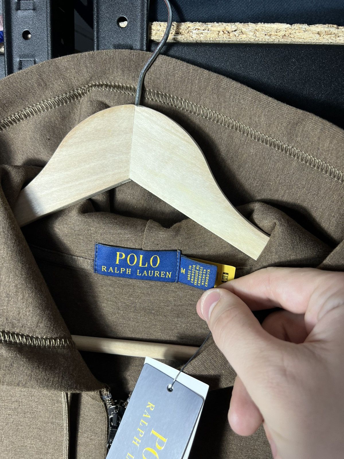Polo Ralph Lauren 🔥 Polo Ralph Lauren Full Zip Hoodie Brown Up Sweatshirt Size US M / EU 48-50 / 2 - 7 Thumbnail