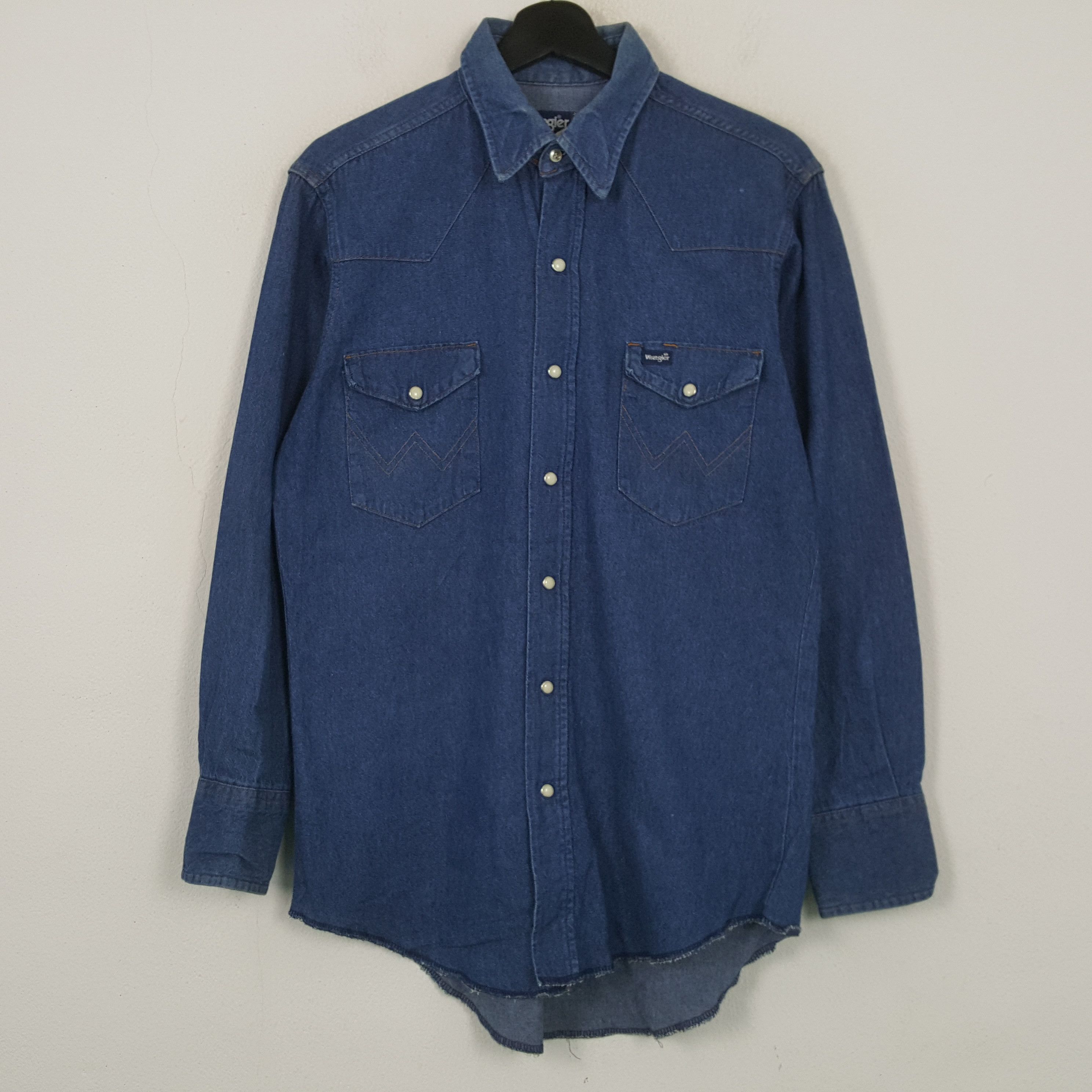Wrangler Wrangler Western Casual Style Denim Shirt RR2 Size US L / EU 52-54 / 3 - 1 Thumbnail