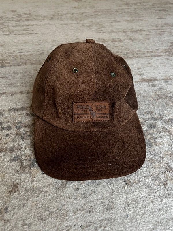 Polo Ralph Lauren OG Polo Ralph Lauren Leather Hat 2000s One Size Size ONE SIZE - 1 Thumbnail