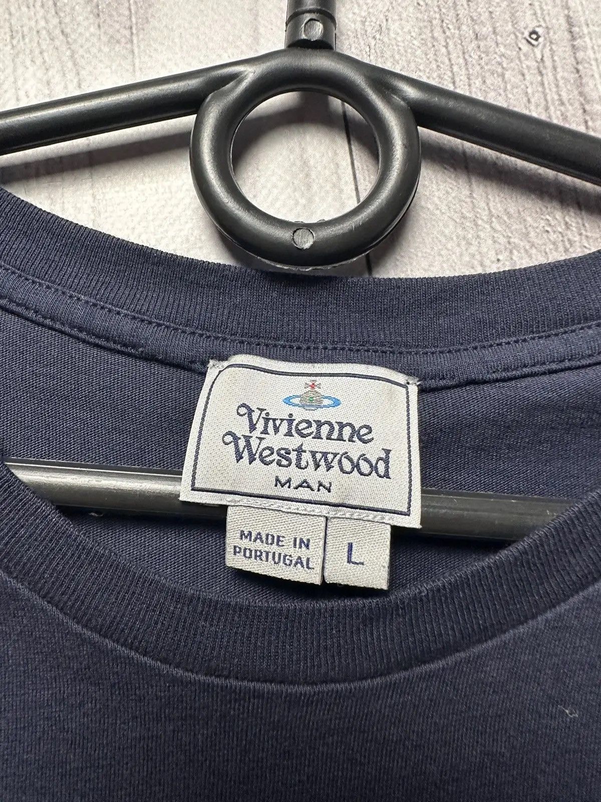 Vivienne Westwood Vintage Vivienne Westwood tee navy T-shirt logo size M/L Size US L / EU 52-54 / 3 - 5 Thumbnail