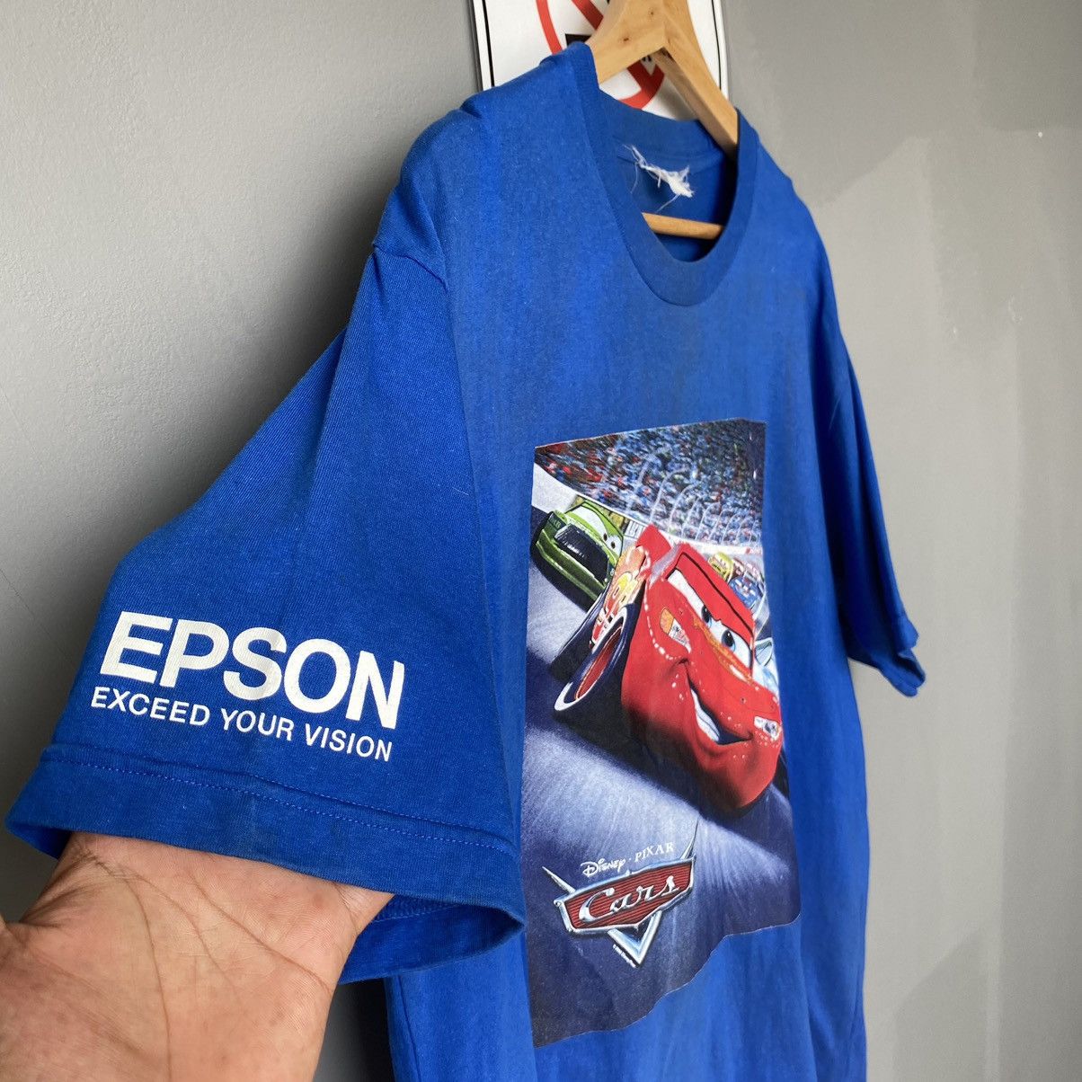 Disney Thrashed Vintage 2006 Cars Pixar Movie Promo ERD GRUNGE TEE Size US XL / EU 56 / 4 - 3 Thumbnail