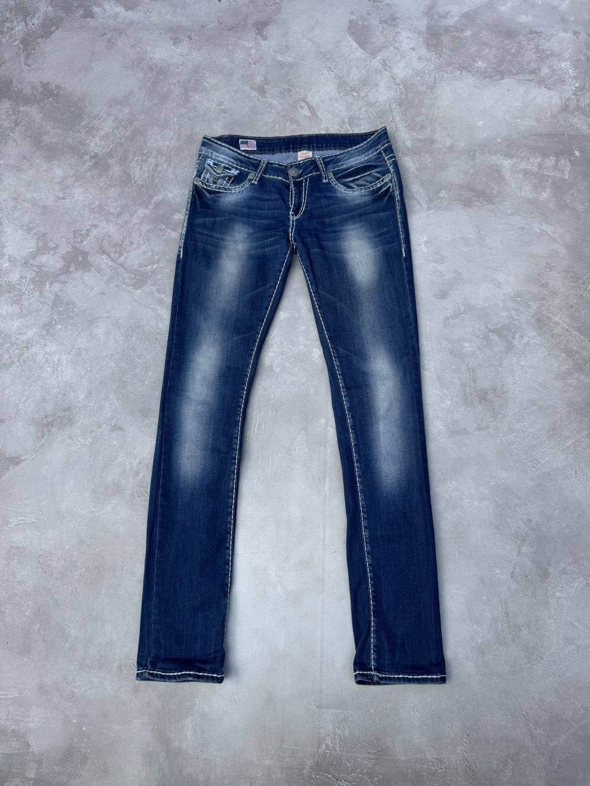 True Religion Vintage True Religion Made in USA Skini Jeans Size 31" - 2 Thumbnail