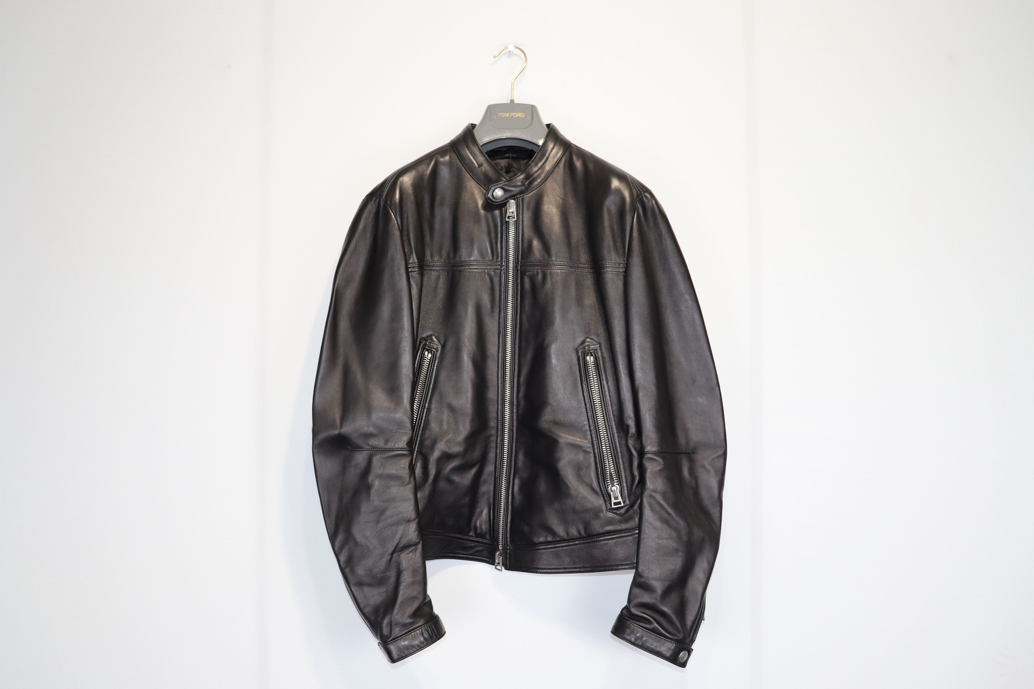 Tom Ford o1rshd1 Leather Jacket in Black Size US M / EU 48-50 / 2 - 2 Thumbnail