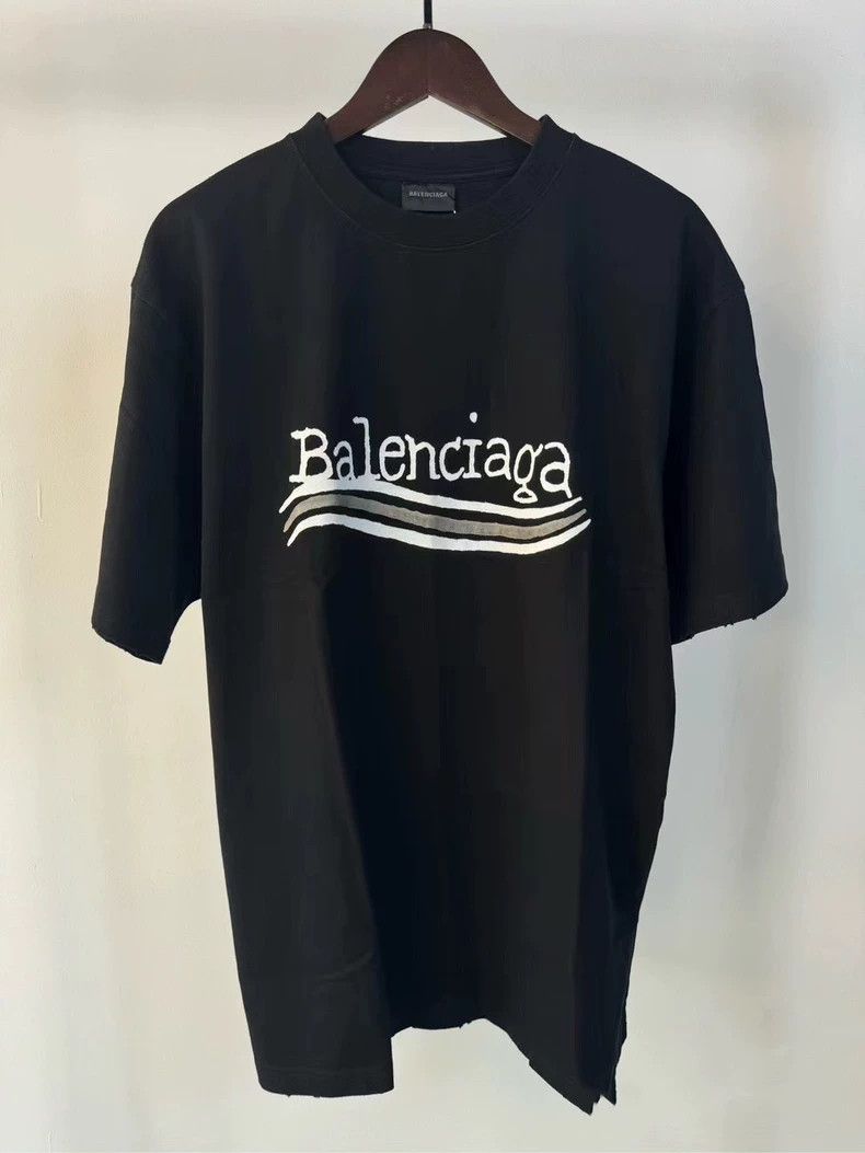 Balenciaga Balenciaga Black Graffiti Coke T-shirt - dmc Size US S / EU 44-46 / 1 - 1 Thumbnail