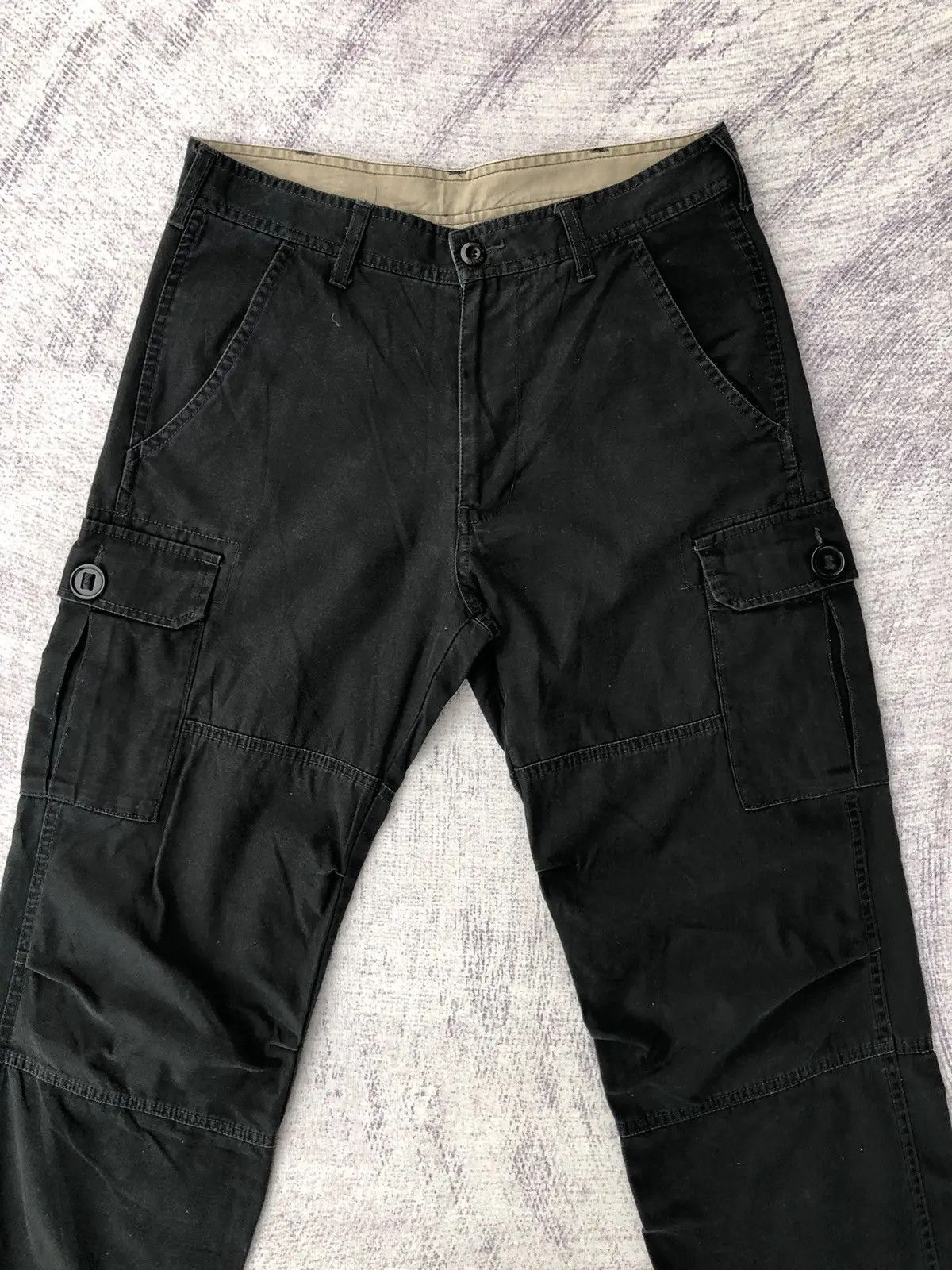 All Blacks Cargo Black Panaspur 6 Pocket Utility Pants Size US 30 / EU 46 - 2 Thumbnail