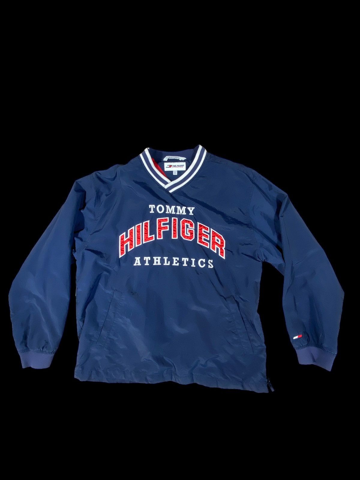 Tommy Hilfiger × Vintage Vintage Tommy Hilfiger Athletics Sweatshirt 90's Size US M / EU 48-50 / 2 - 1 Thumbnail