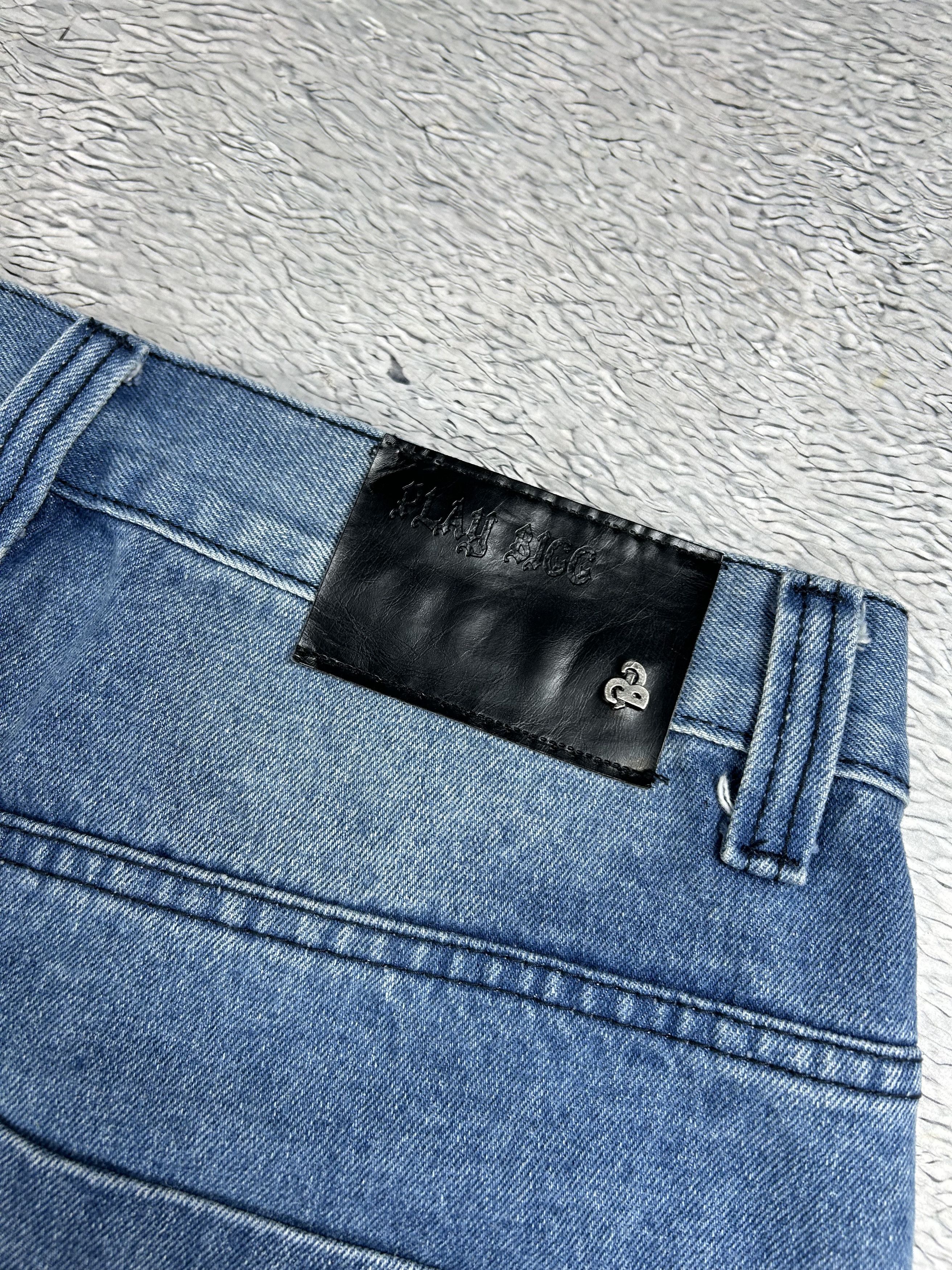 JNCO × Japanese Brand Vintage Drill jeans Ecko Unltd. style Baggy Skate AOP Rap Size US 34 / EU 50 - 6 Thumbnail
