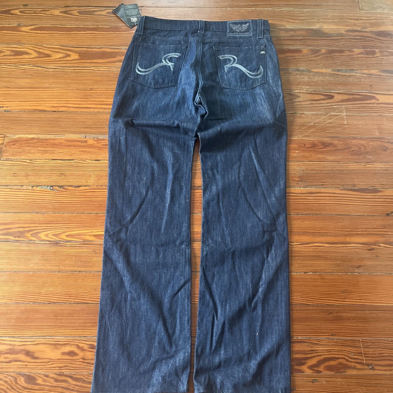 Rock & Republic Dark blue denim Jeans Size US 34 / EU 50 - 2 Thumbnail