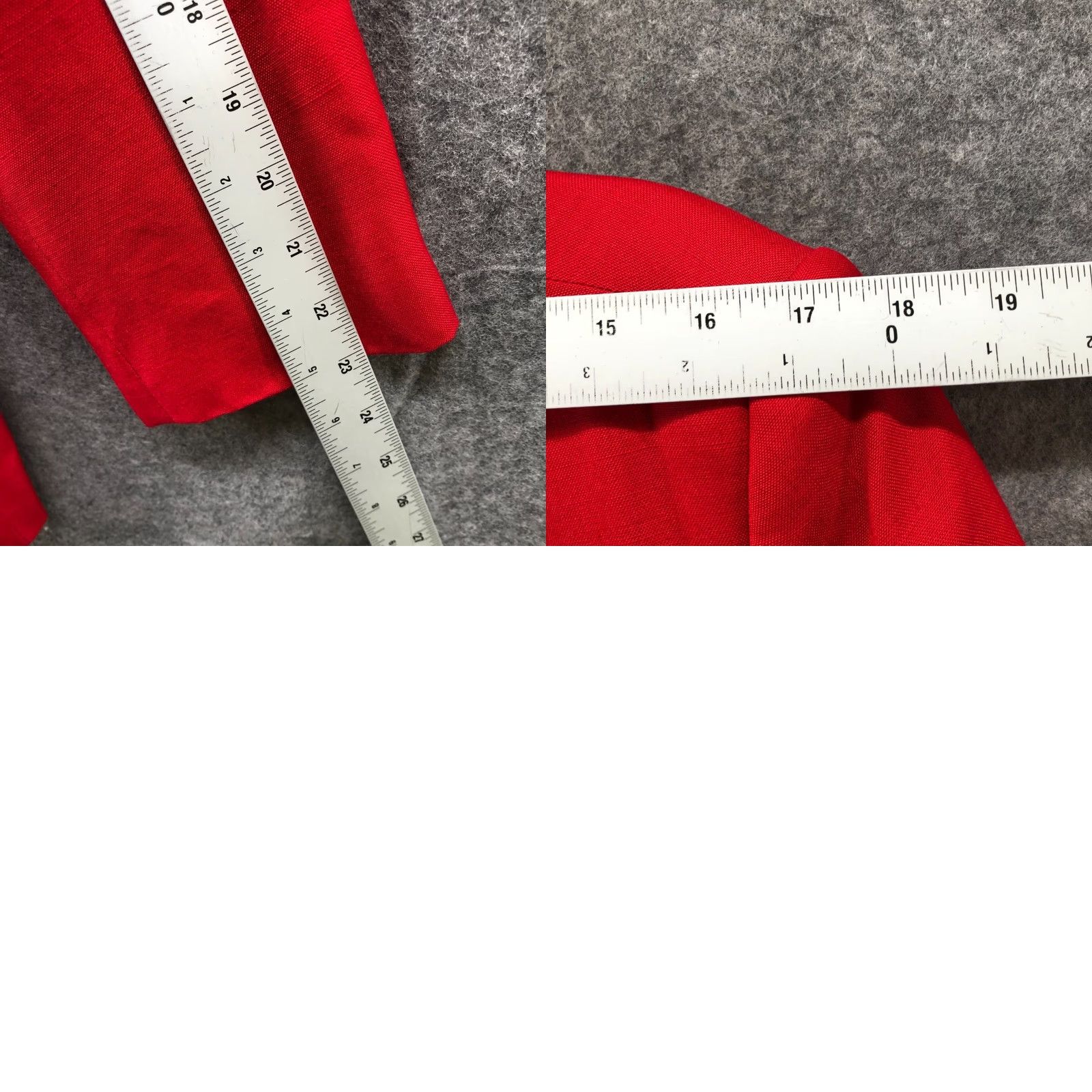 Talbots VINTAGE Talbots Blazer Womens 12P Red Linen Blend Double Breasted Gold Button Jacket Size XL / US 12-14 / IT 48-50 - 8 Thumbnail