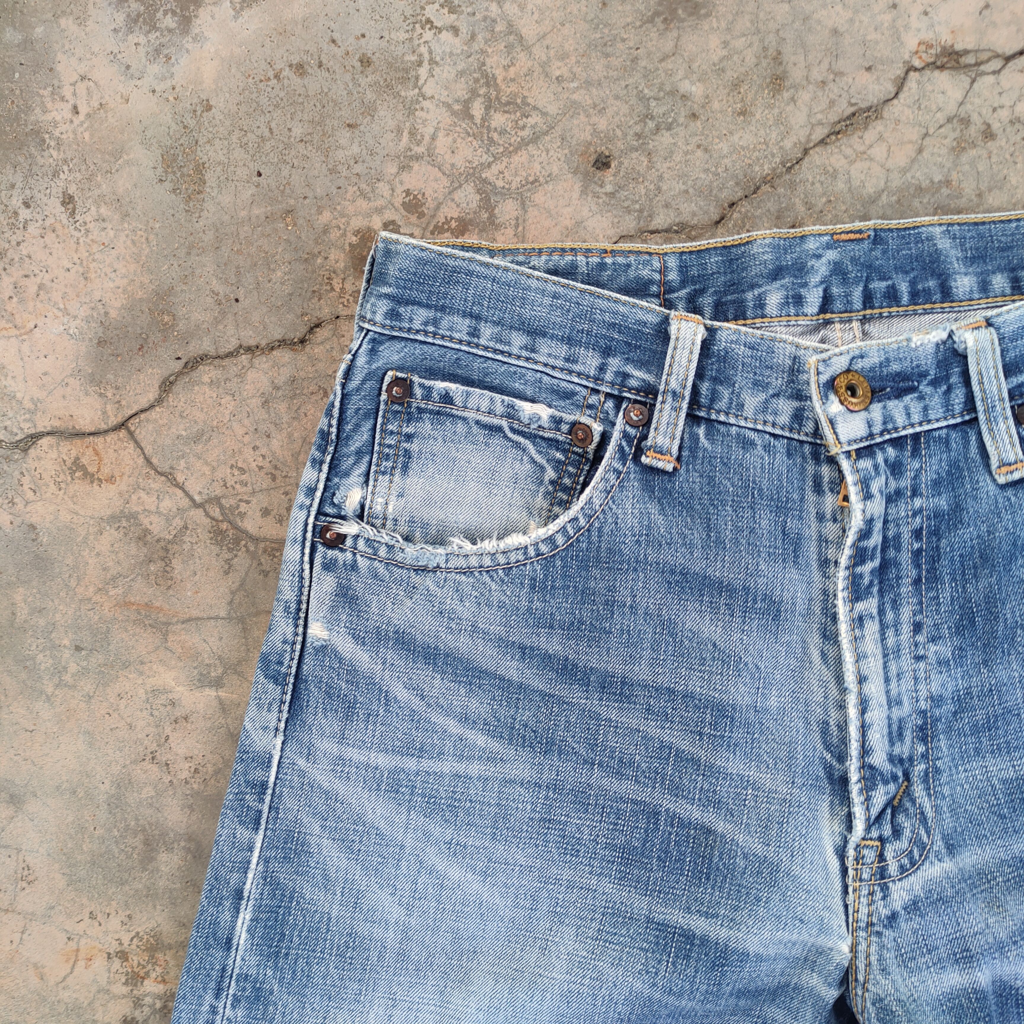 Jean × Levi's Vintage Clothing W30 VINTAGE LEVI'S 503 FADED DISTRESSED DENIM JEAN PANTS Size US 30 / EU 46 - 5 Thumbnail