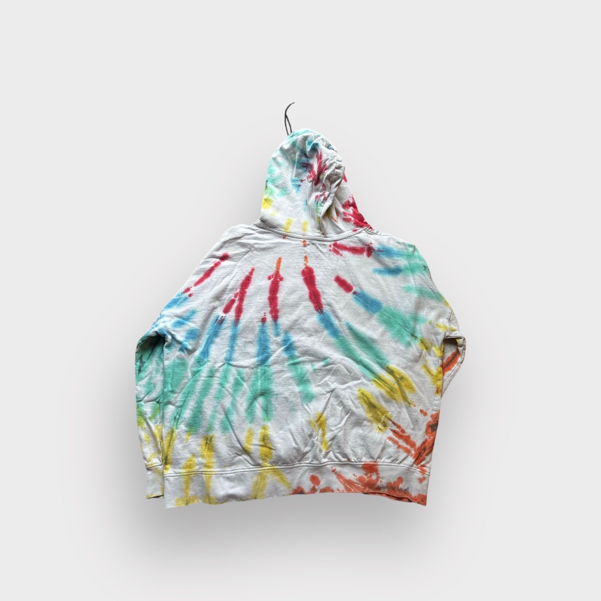 Vintage Vintage AC DC Tie Dye Hoodie Size US XL / EU 56 / 4 - 2 Thumbnail