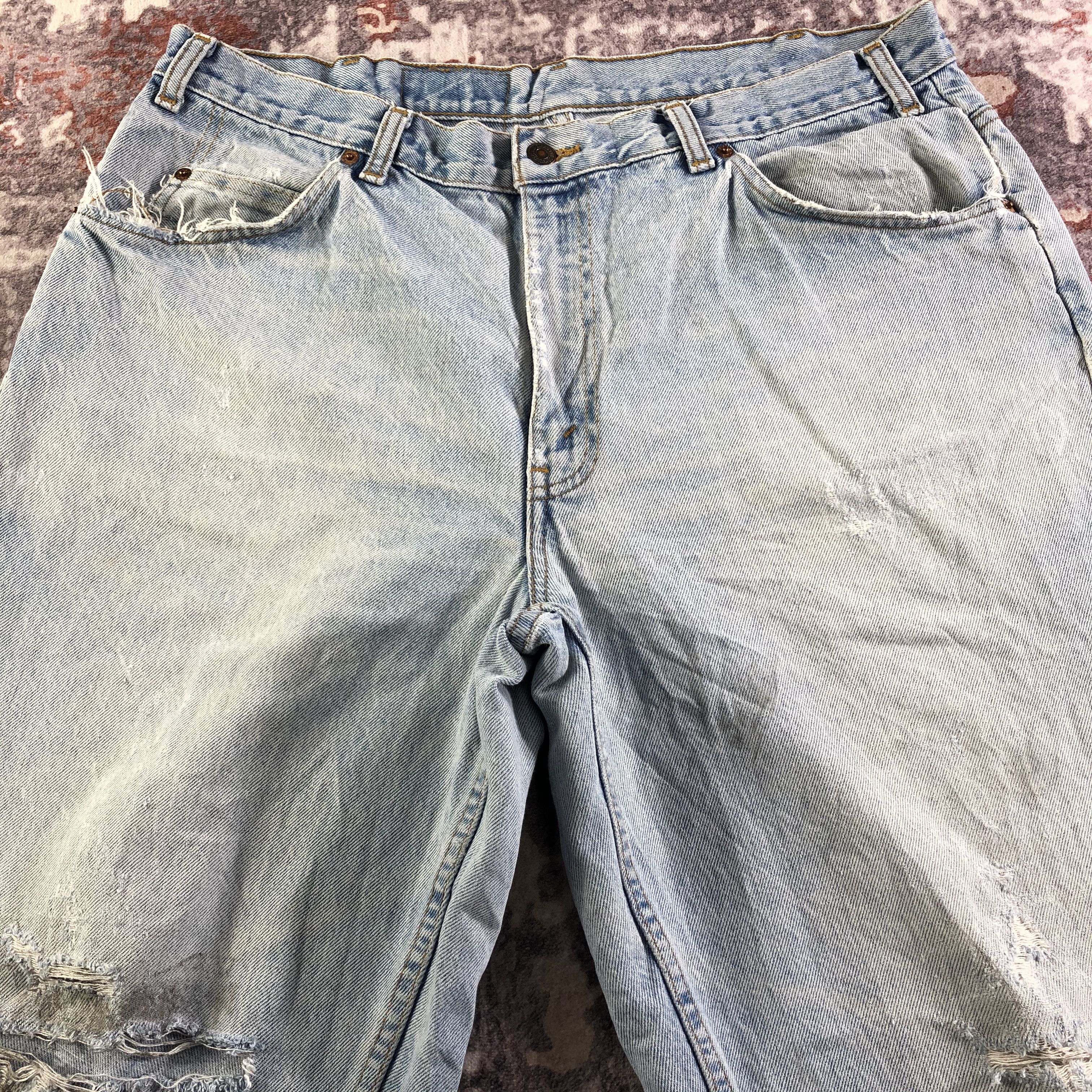 Levi's × Vintage Vintage 90s Light Wash Levis Jeans-JM3428 Size US 38 / EU 54 - 3 Thumbnail