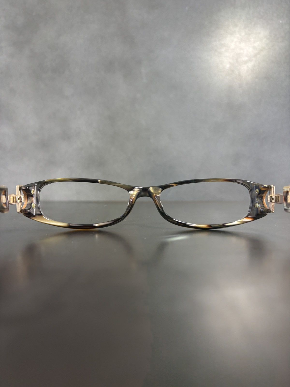 Gucci 2000s Vintage Gucci Frames Horsebit GG3009 Y2K Eyeglasses IT Size ONE SIZE - 11 Thumbnail