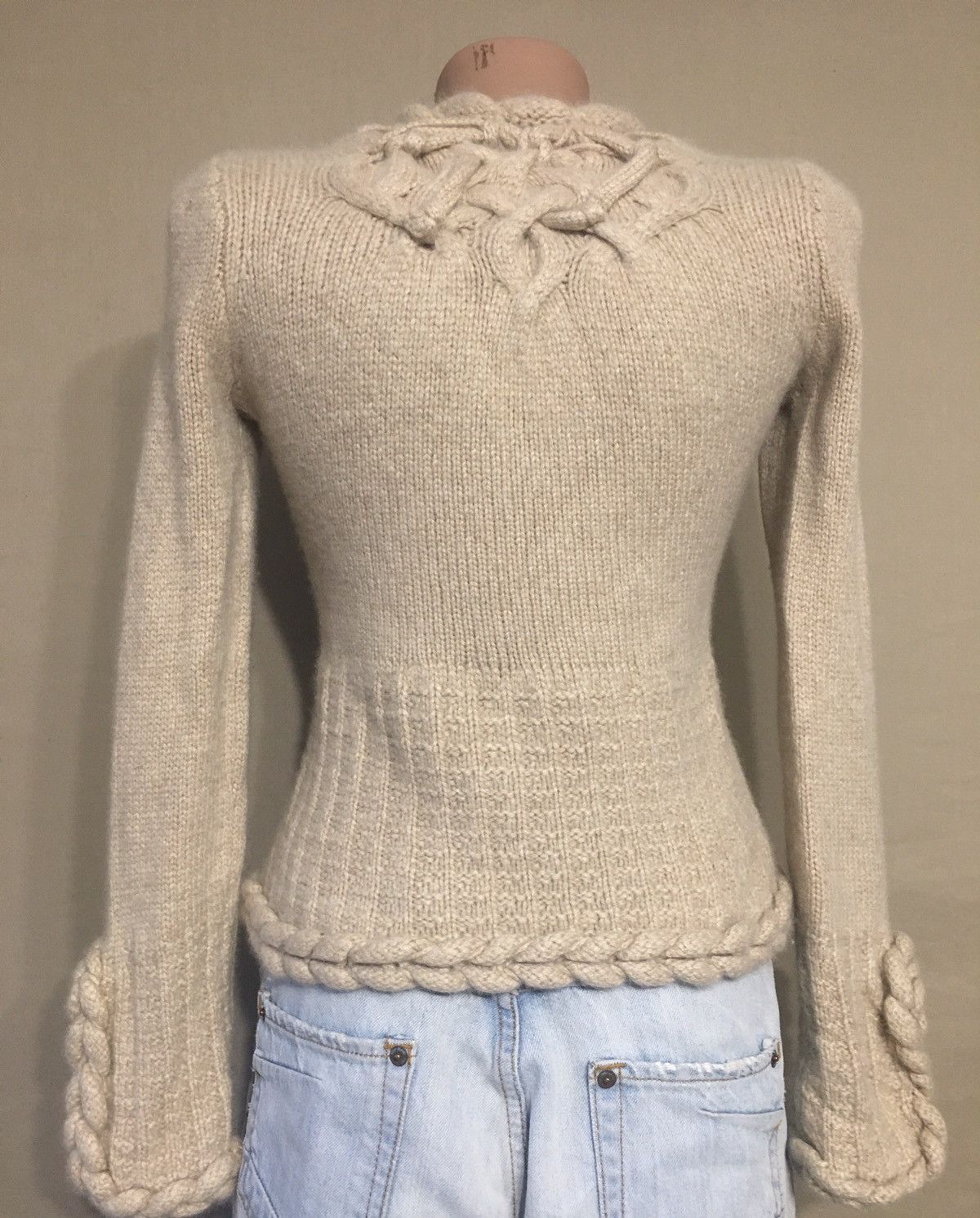 Oscar De La Renta Oscar De La Renta Cashmere Knit Sweater Size S Size S / US 4 / IT 40 - 5 Thumbnail