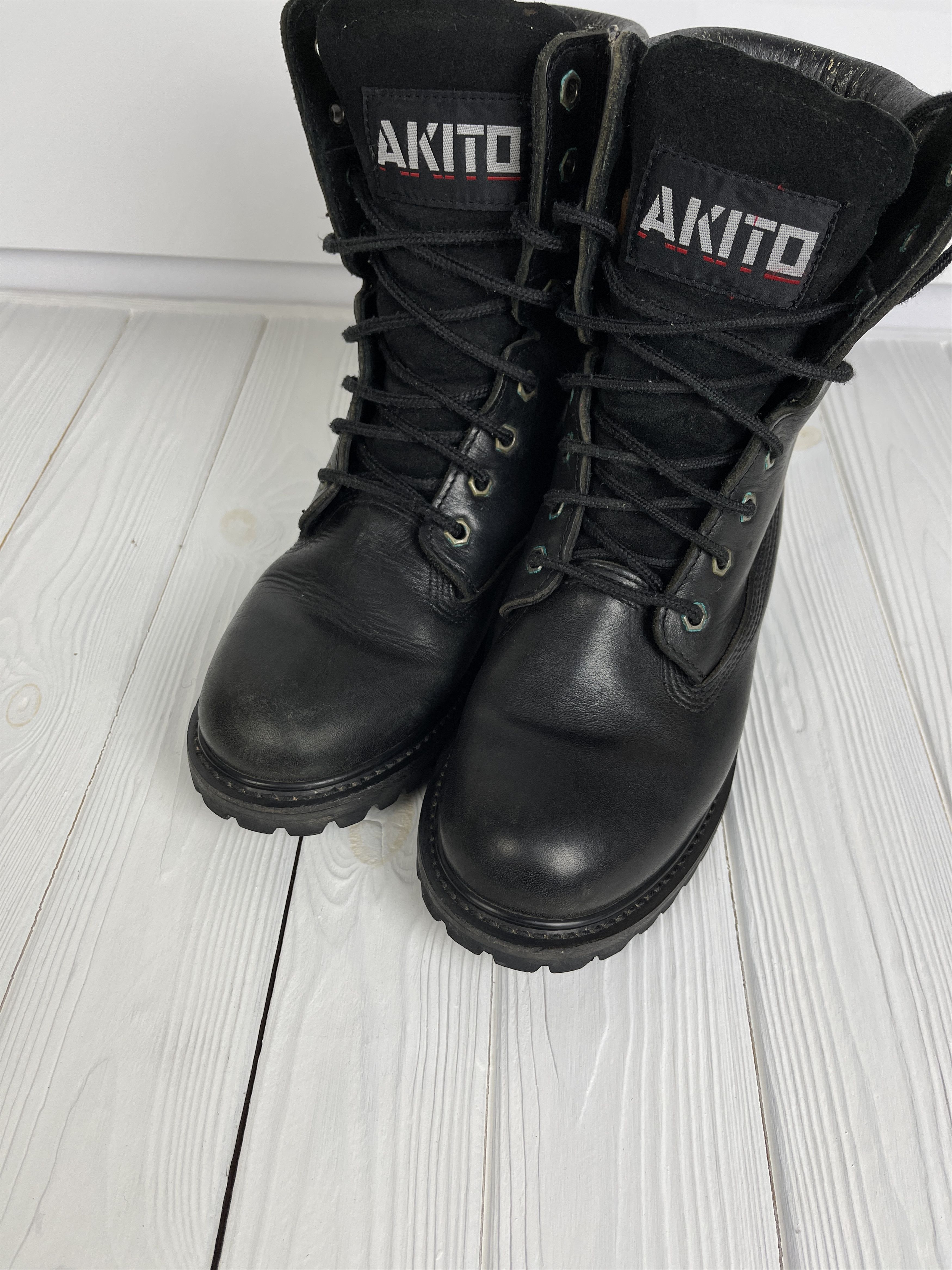 Leather AKITO Leather Boots Water Repellent Size US 5 / EU 37 - 8 Thumbnail
