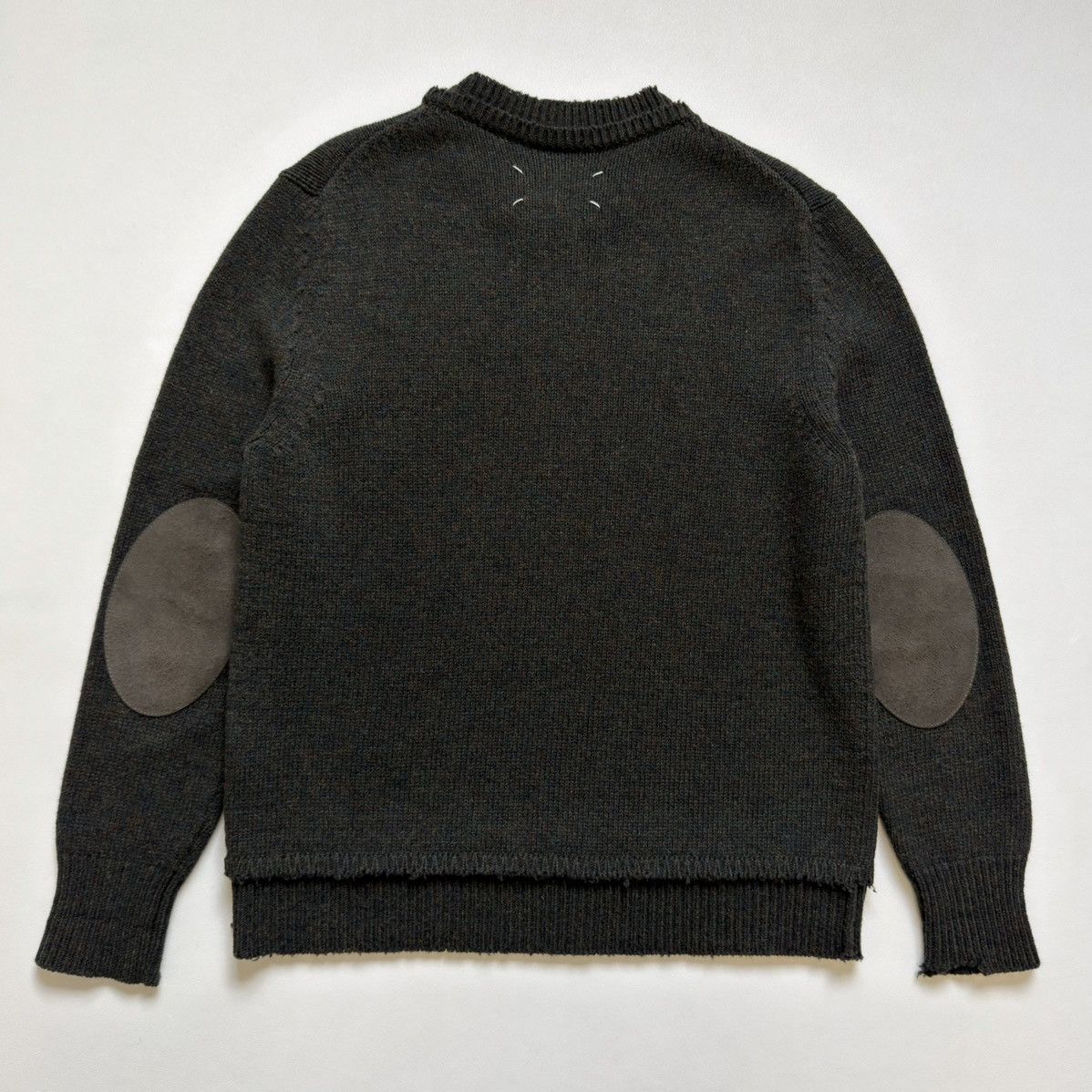 Maison Margiela A/W 21 Distressed Hems Wool Sweater Size US M / EU 48-50 / 2 - 15 Thumbnail