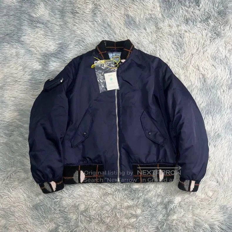 Prada Prada By Raf Simons Nylon Bomber Jacket . Size US M / EU 48-50 / 2 - 1 Thumbnail