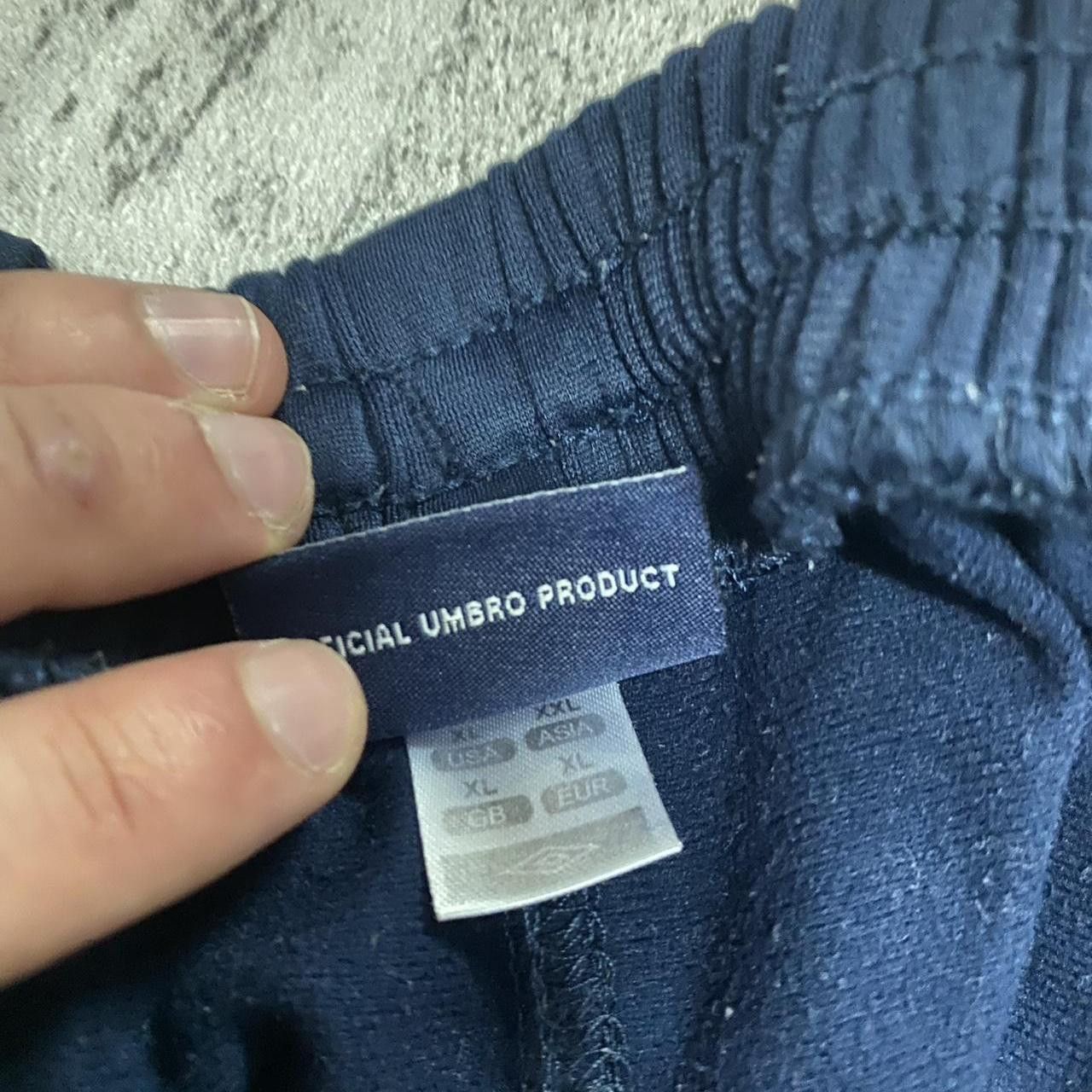 Umbro Navy Umbro Sweatpants Baggy Vintage y2k 2000s rap hip hop Size US 36 / EU 52 - 5 Thumbnail