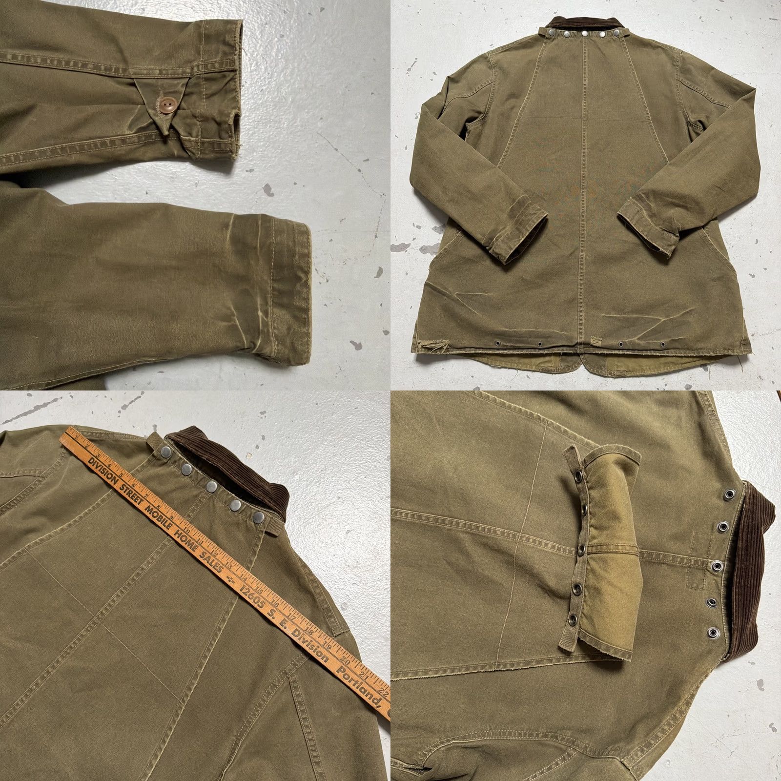 Polo Ralph Lauren VINTAGE Polo Ralph Lauren Hunting Shooting Canvas Fishing Camp Work Jacket L Mens Green 90s Outdoor Americana Game Size US L / EU 52-54 / 3 - 8 Thumbnail