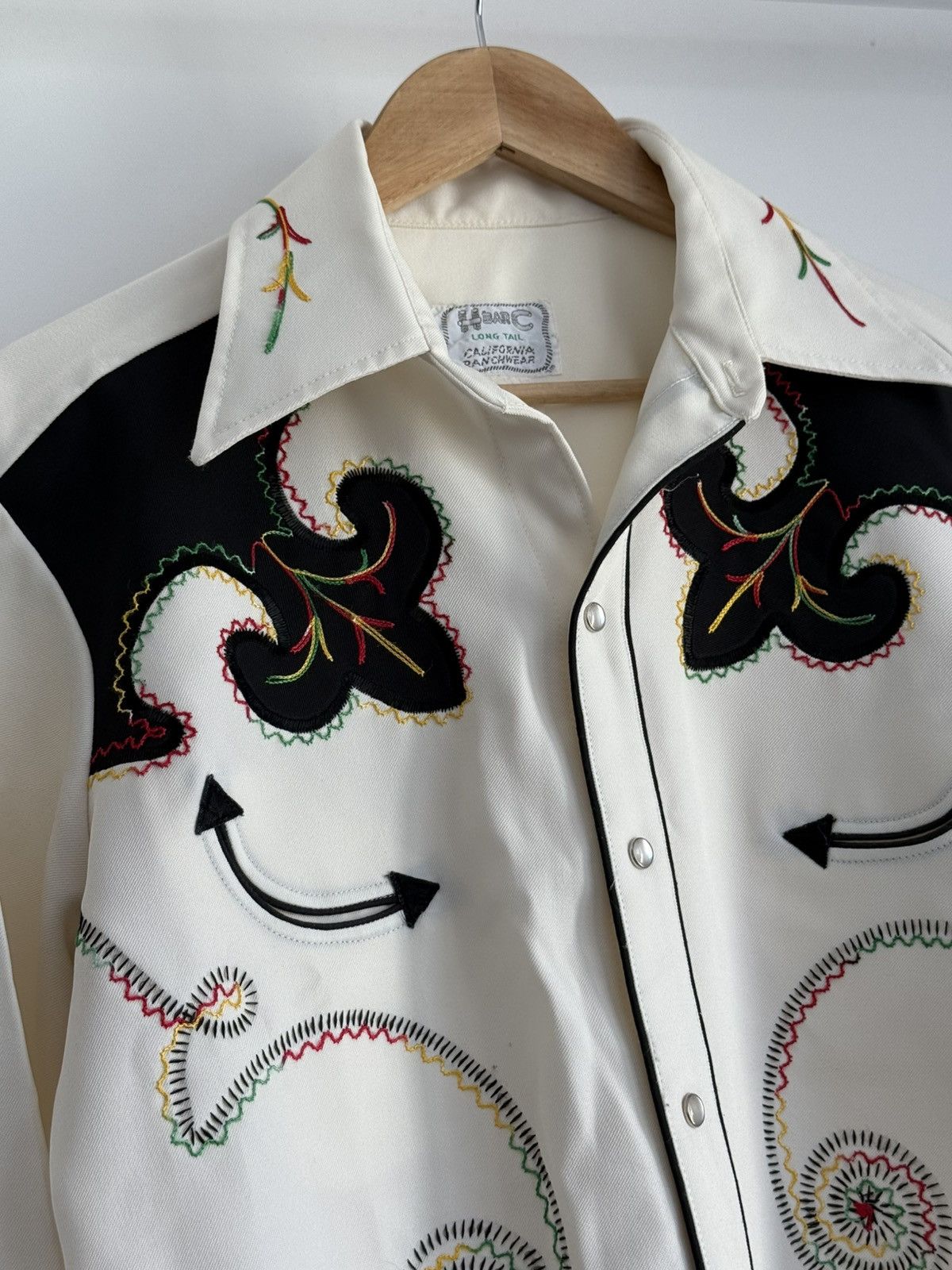 Other Archive 50-70s H Bar C California Ranchwear Western Shirt Size US L / EU 52-54 / 3 - 2 Thumbnail
