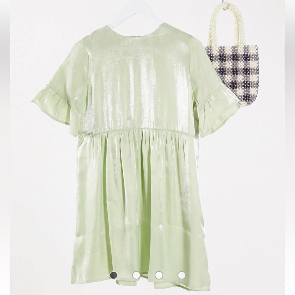 Asos ASOS l NWT Lola May Midi Ruffle Dress 8 Size M / US 6-8 / IT 42-44 - 1 Thumbnail