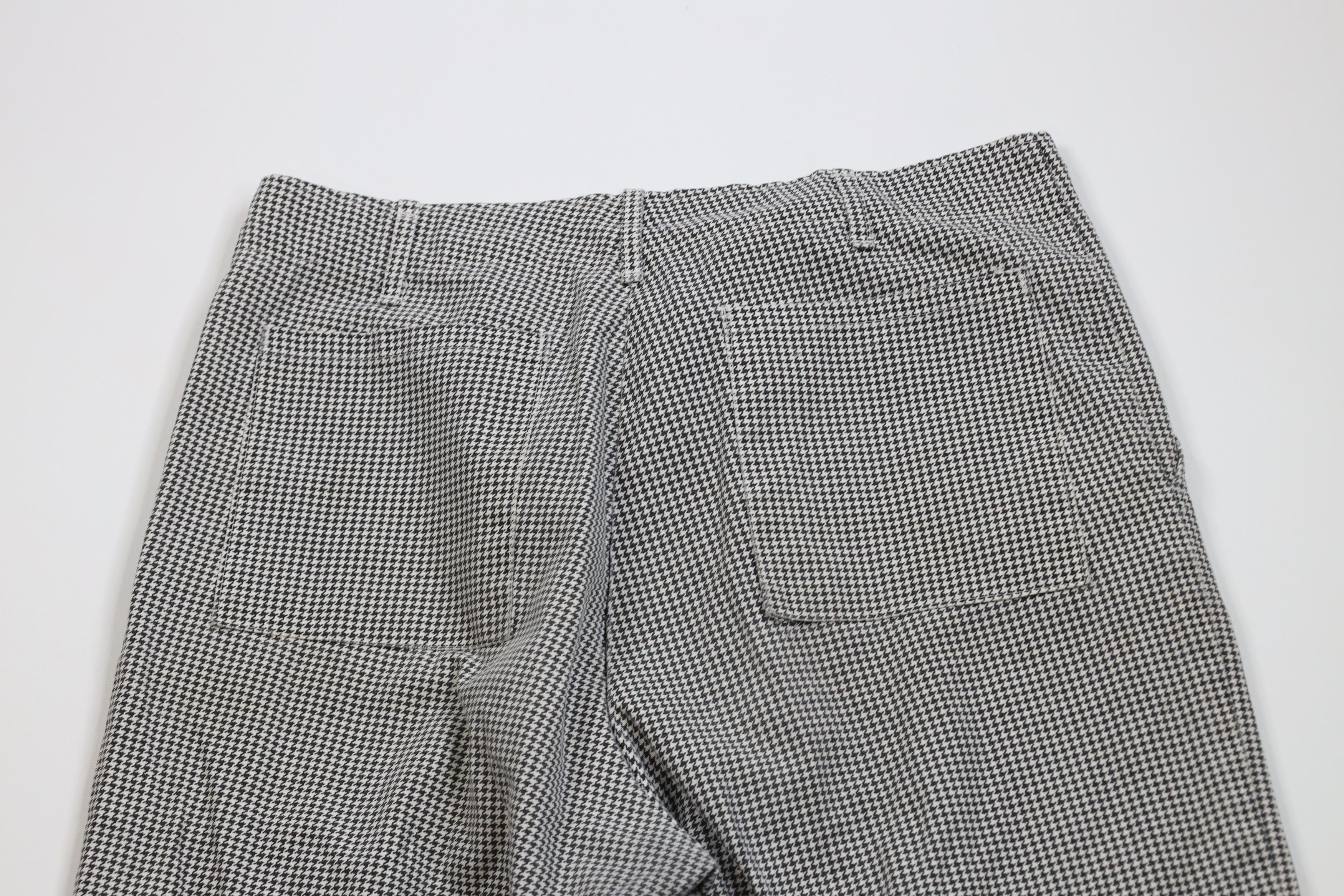 Vintage Vintage 70s Streetwear Houndstooth Wide Leg Pants USA Size US 36 / EU 52 - 12 Thumbnail