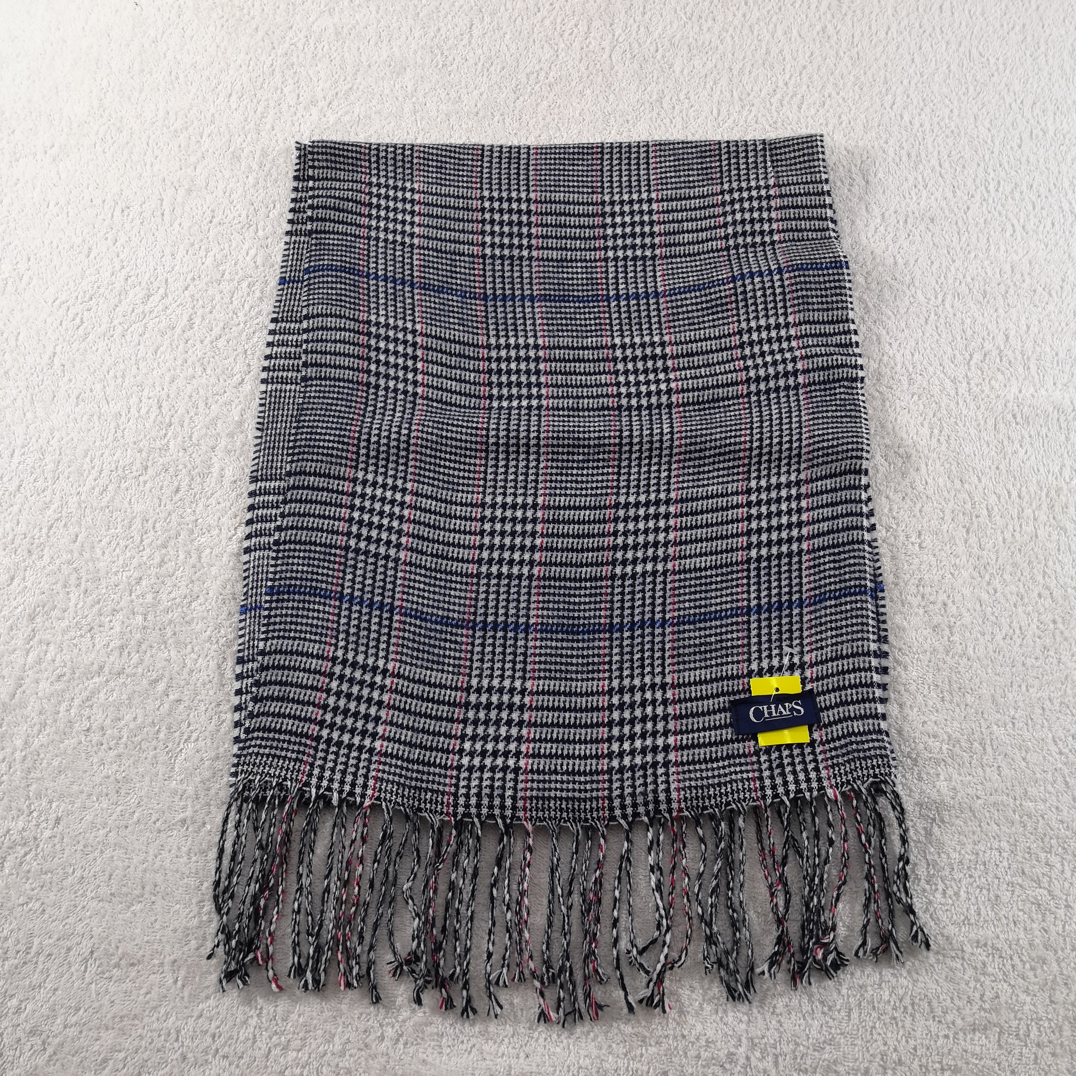 Chaps Vintage Chaps Scarf Muffler Wool Cashmere Scarves Size ONE SIZE - 2 Thumbnail