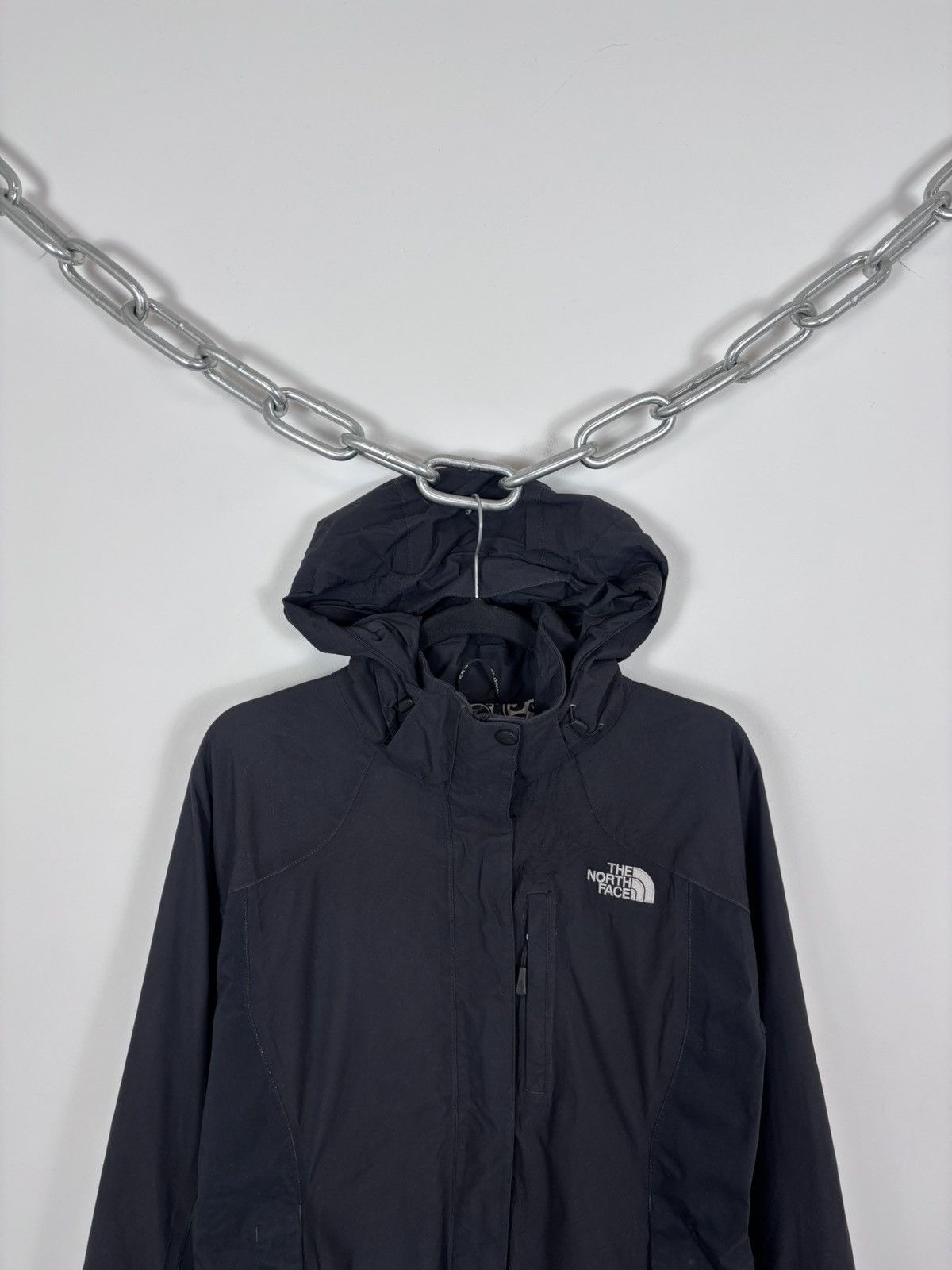 The North Face The North Face HyVent Women’s Black Hooded Outdoor Jacket Size L / US 10 / IT 46 - 4 Thumbnail
