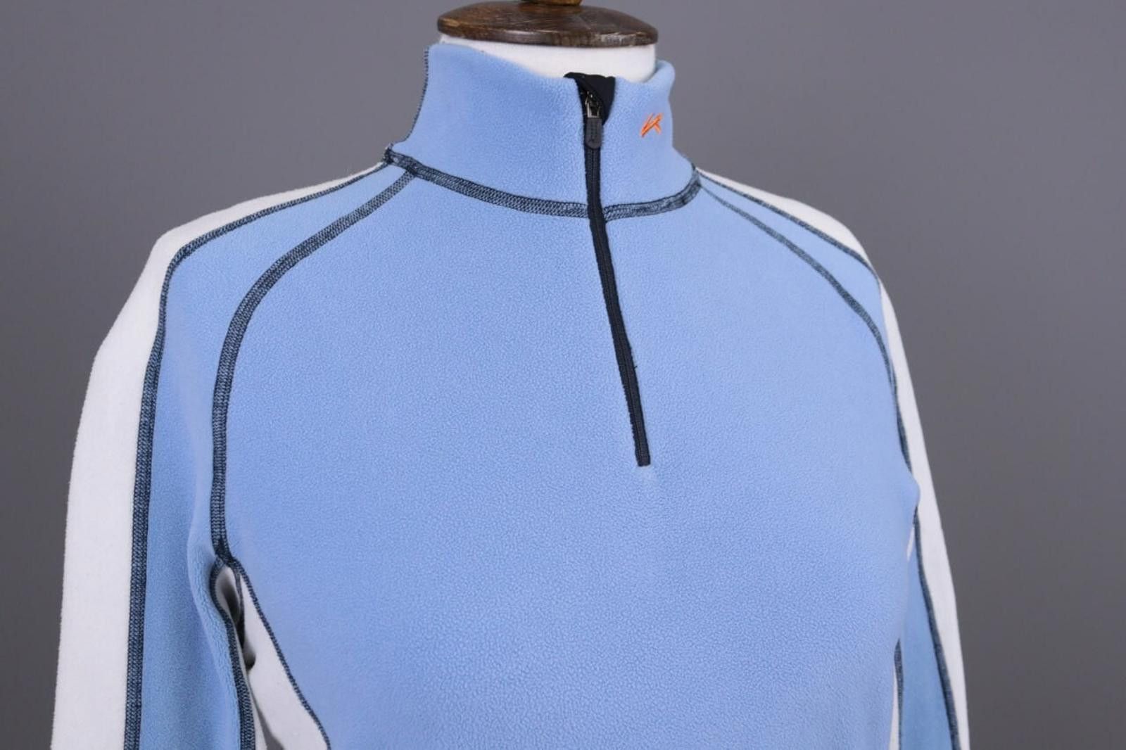 KJUS Kjus Blue Collorblock High Neck Activewear Sweater Size M Size M / US 6-8 / IT 42-44 - 7 Thumbnail