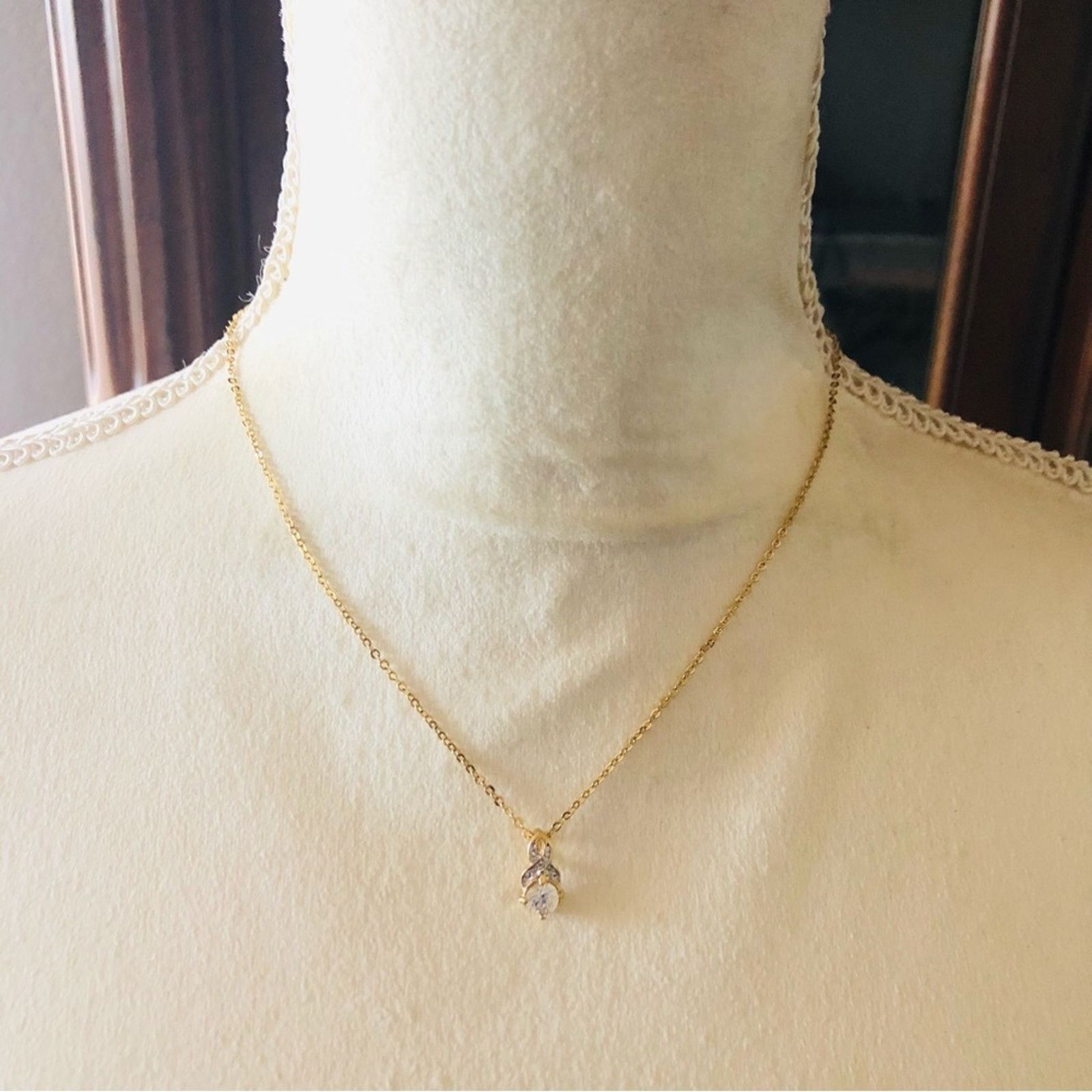 Vintage Vintage Lind 14kt gold simulated diamond jewelry set Size ONE SIZE - 6 Thumbnail