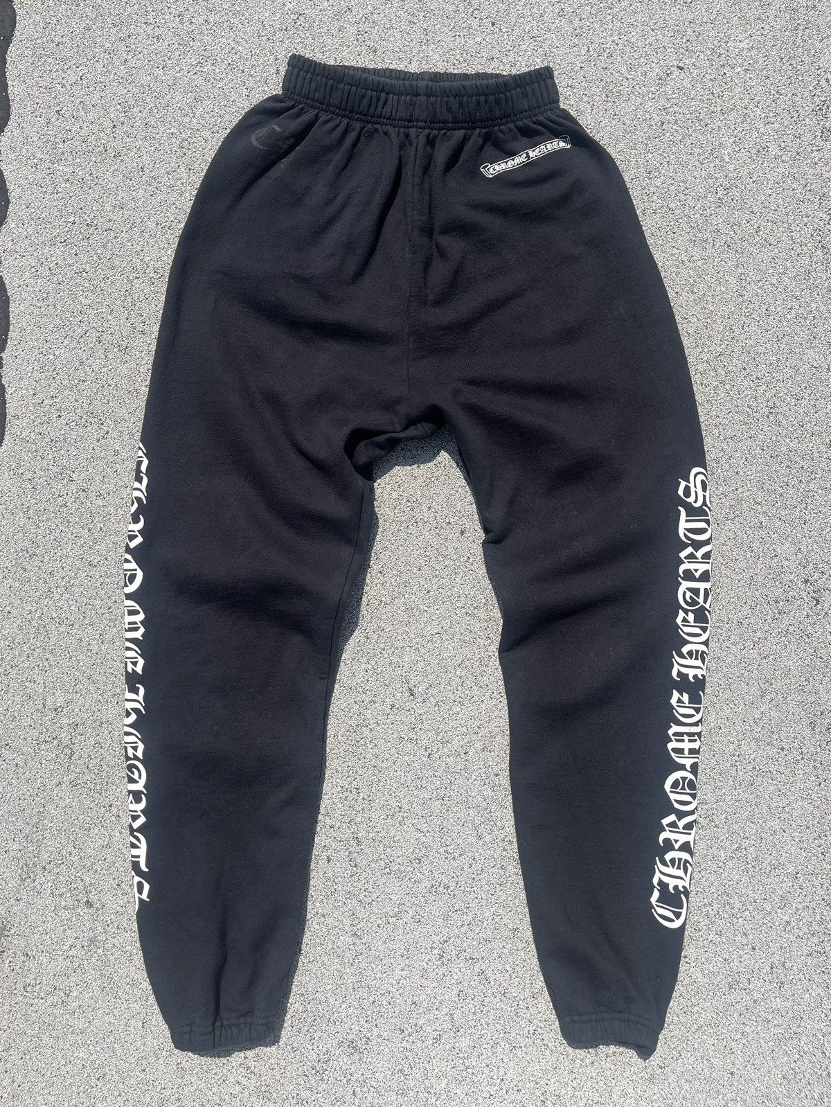 Chrome Hearts Chrome Hearts Script Logo Sweatpants Size US 26 / EU 42 - 1 Thumbnail