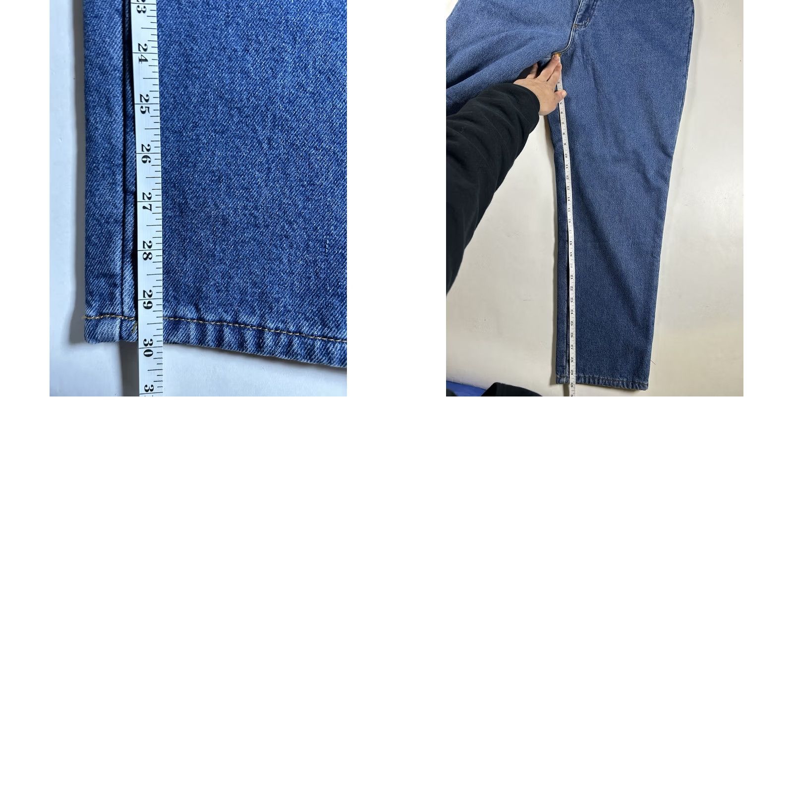 Vintage VINTAGE LL Bean Jeans Blue W14 Fleece Lined Relaxed Fit Denim 90s Womens Size 36" / US 14 / IT 50 - 10 Thumbnail