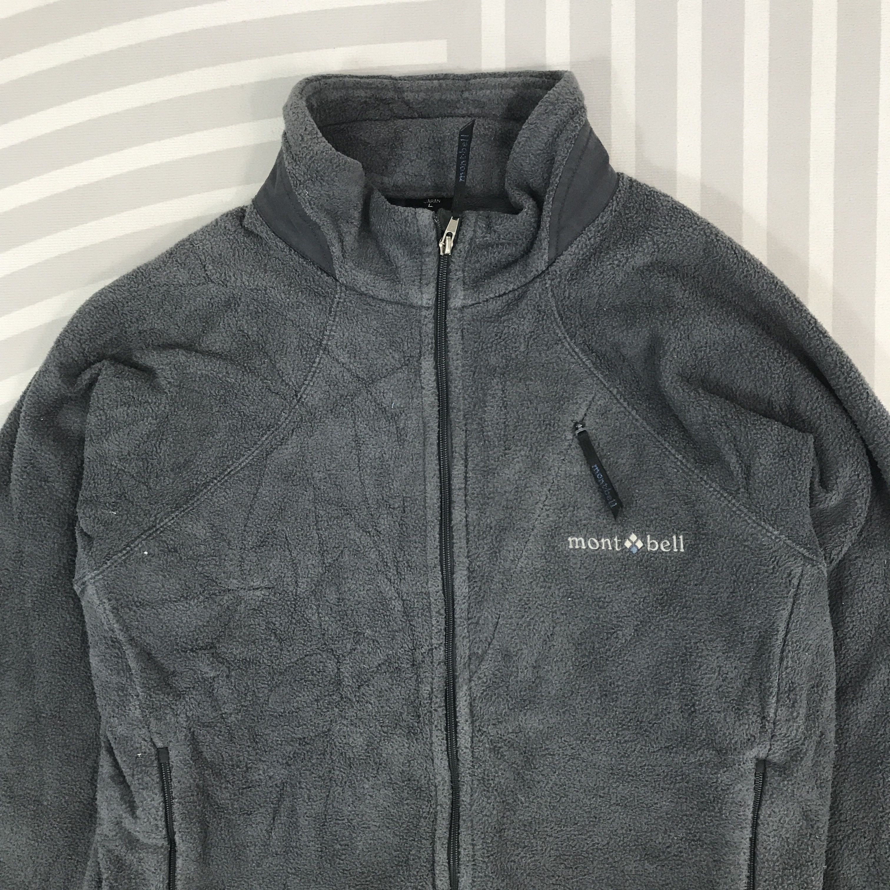 Montbell × Vintage Vintage Montbell outdoor fleece zipper Jacket Size US L / EU 52-54 / 3 - 2 Thumbnail