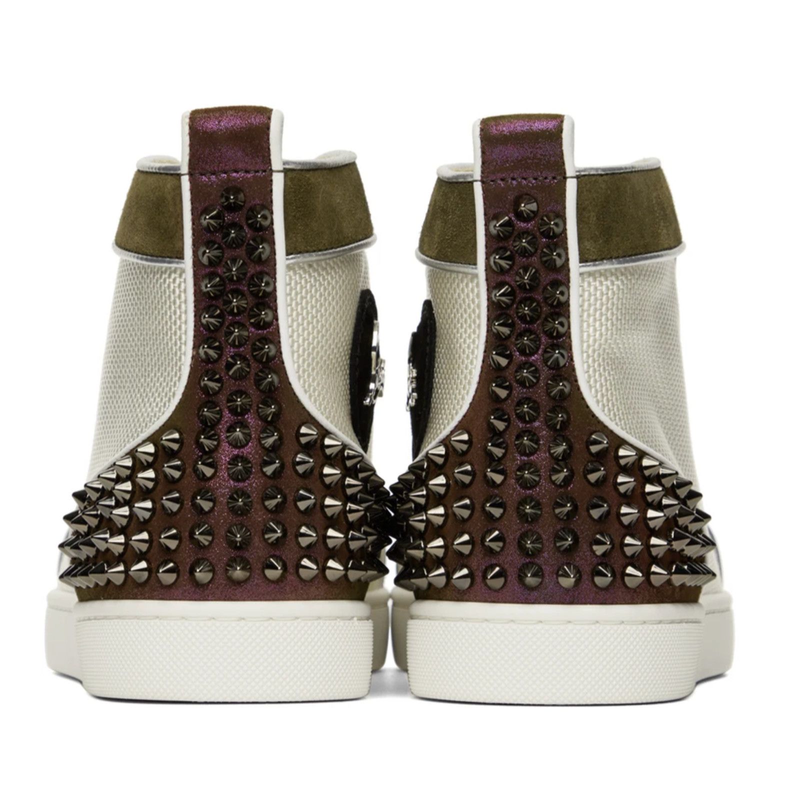 Christian Louboutin Christian Louboutin Mens Lou Spikes High Top Sneaker Size US 9.5 / EU 42-43 - 10 Thumbnail