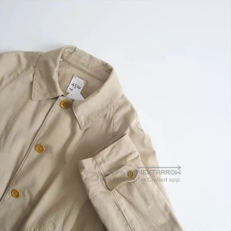 45rpm Beige Long Women's Trench Coat. Size M / US 6-8 / IT 42-44 - 7 Thumbnail