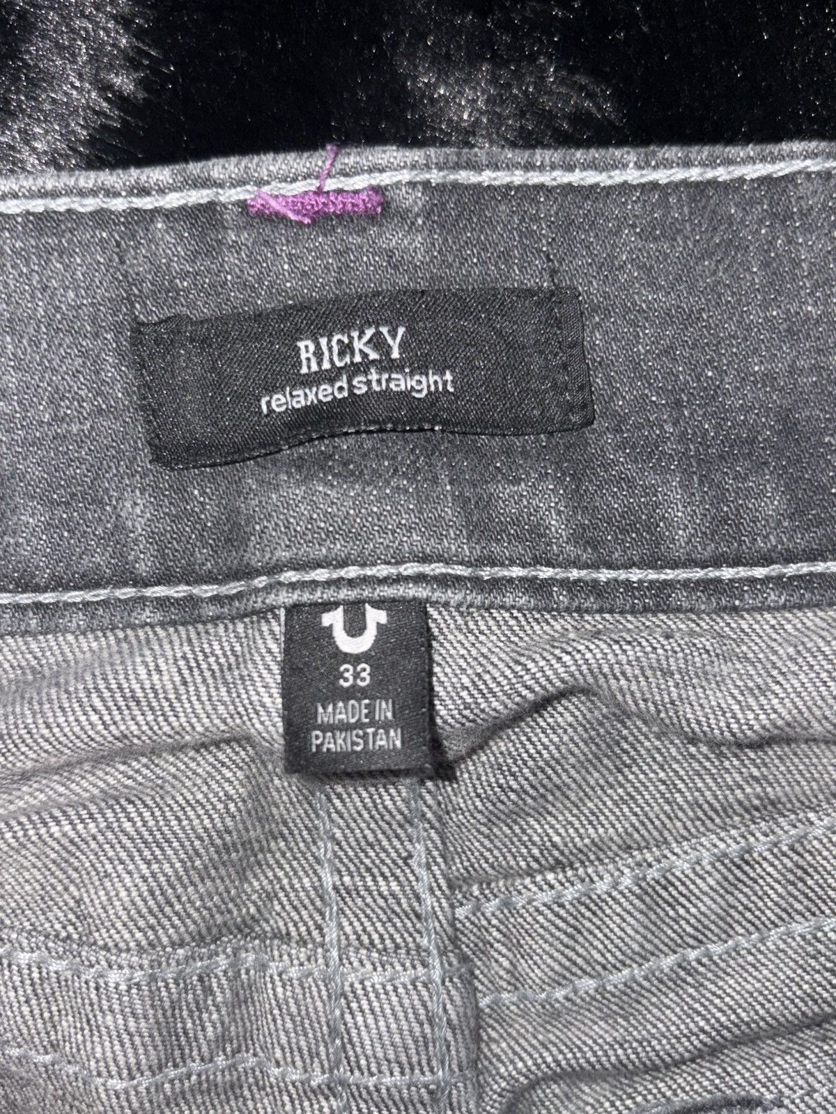True Religion True Religion black and purple jeans Size US 33 - 5 Thumbnail