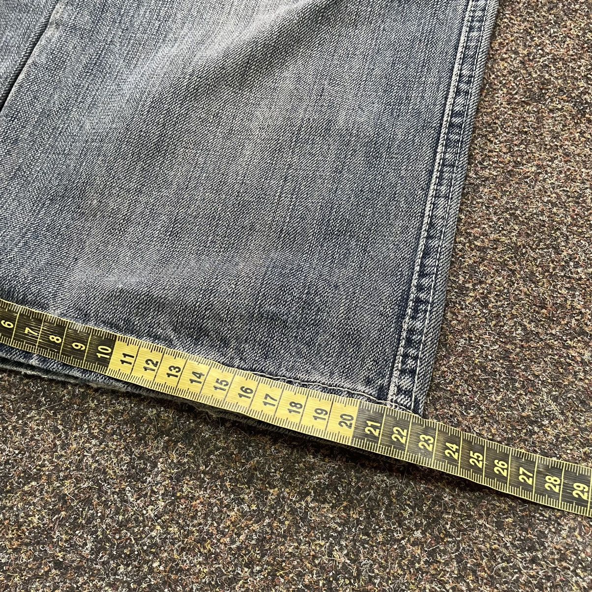 Vintage Vintage Y2K Baggy Wide Leg Faded Jeans Skater Streetwear Size 32" / US 10 / IT 46 - 8 Thumbnail
