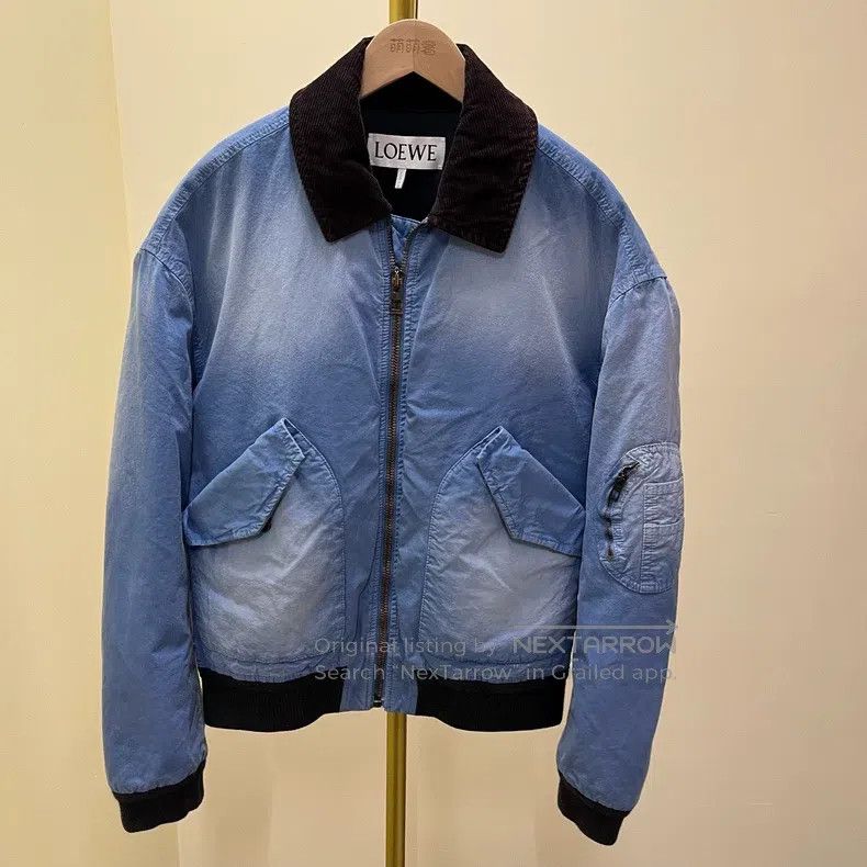 Loewe Loewe Denim Cotton Jacket - Blue Size US S / EU 44-46 / 1 - 1 Thumbnail