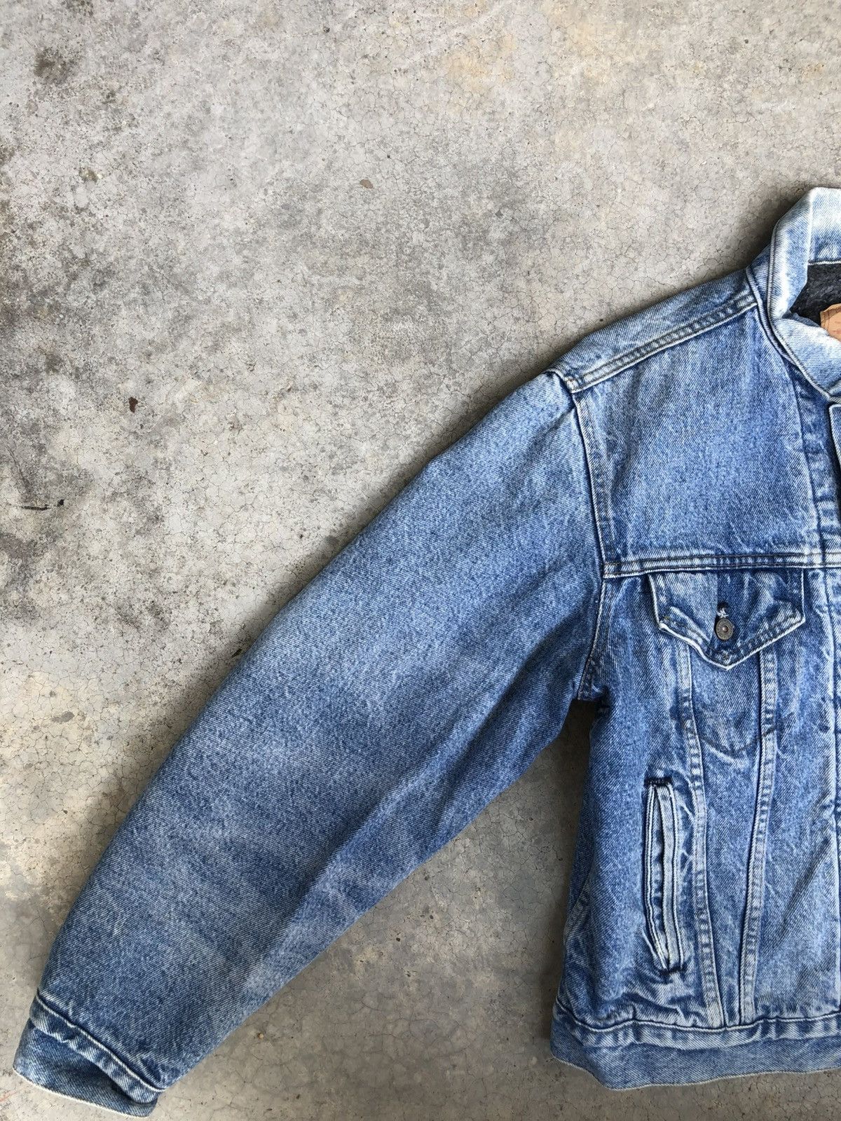 Levi's Vintage 80s 70s Levi’s Blanket Lined Denim Jacket Distressed Size US L / EU 52-54 / 3 - 6 Thumbnail