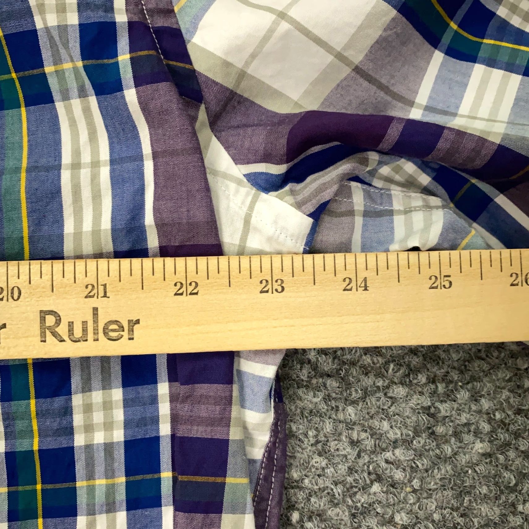 Nautica VTG Nautica Mens Shirt XL Plaid Long Sleeve Button-Down with Collar, Classic Fit, Cotton, Green, Vintage Clothing, 90s? (No extra words) Size US XL / EU 56 / 4 - 7 Thumbnail