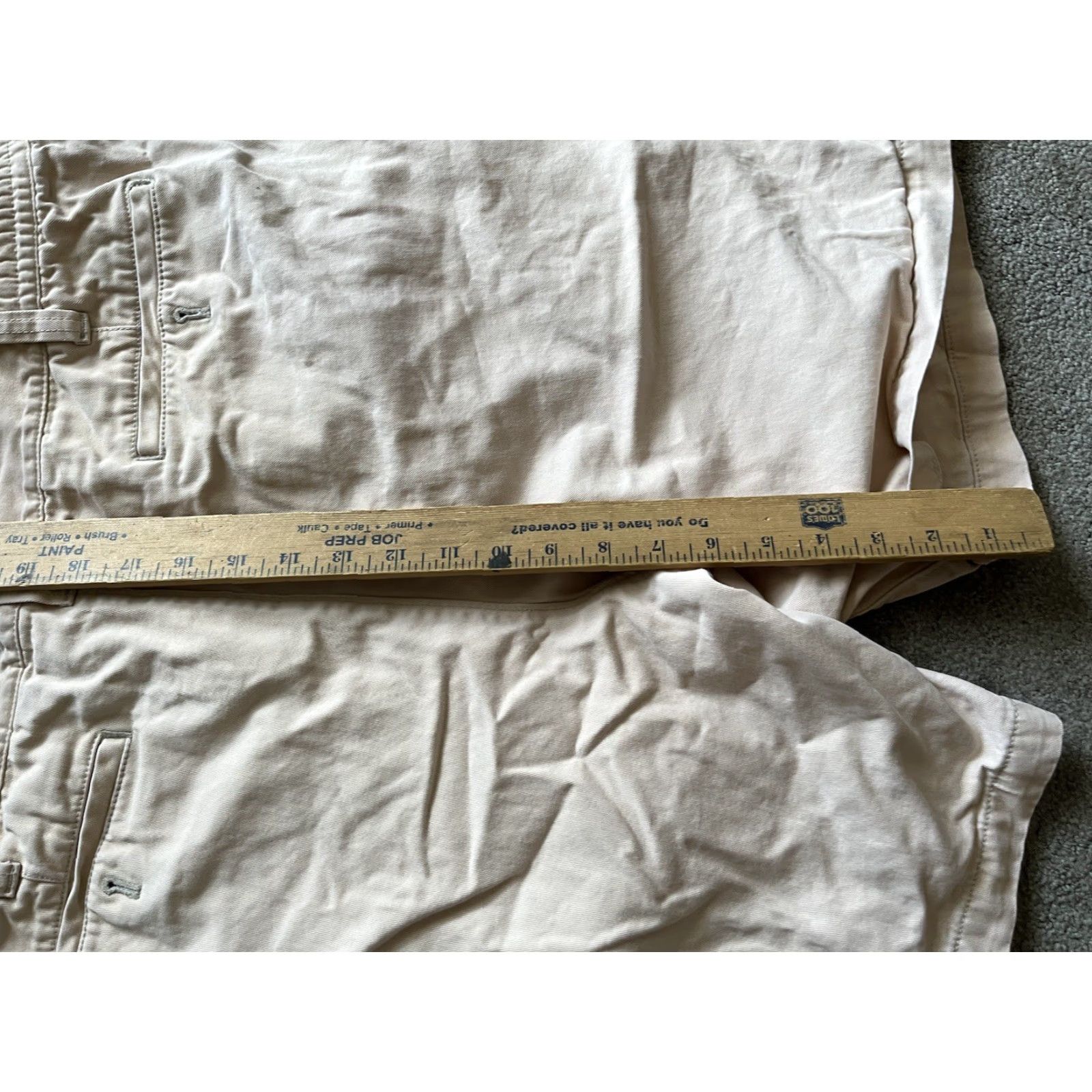 Eddie Bauer EDDIE BAUER Cargo Shorts Mens Size 40 Beige Regular Fit Classic Cotton Zip Fly Pockets Size US 40 / EU 56 - 4 Thumbnail