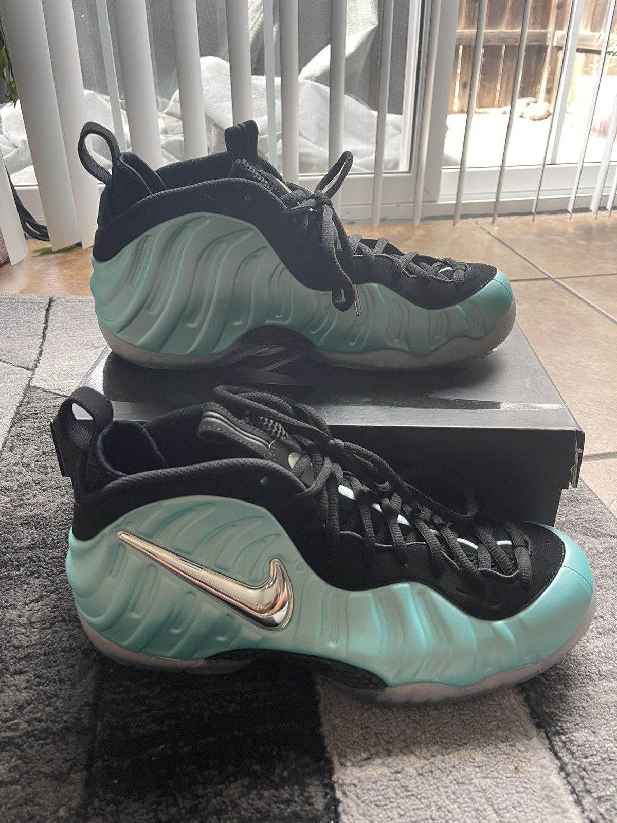 2017 Air Nike Foamposite Pro Island Green