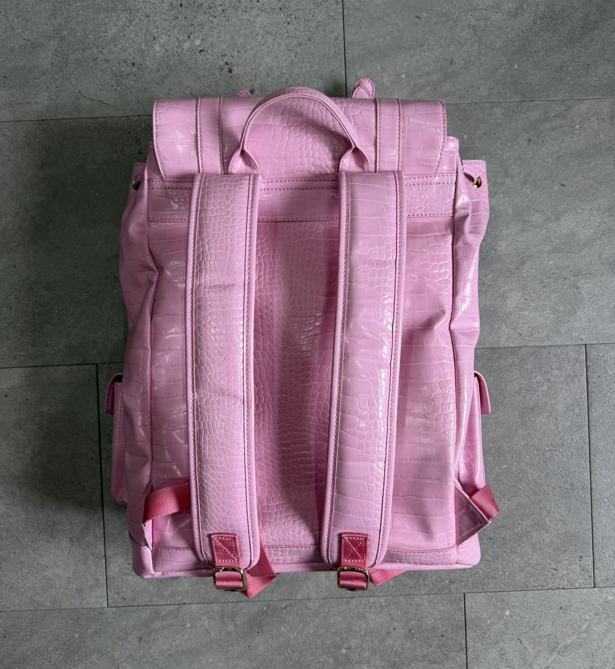 Other Allure County pink snakeskin backpack Size ONE SIZE - 7 Thumbnail