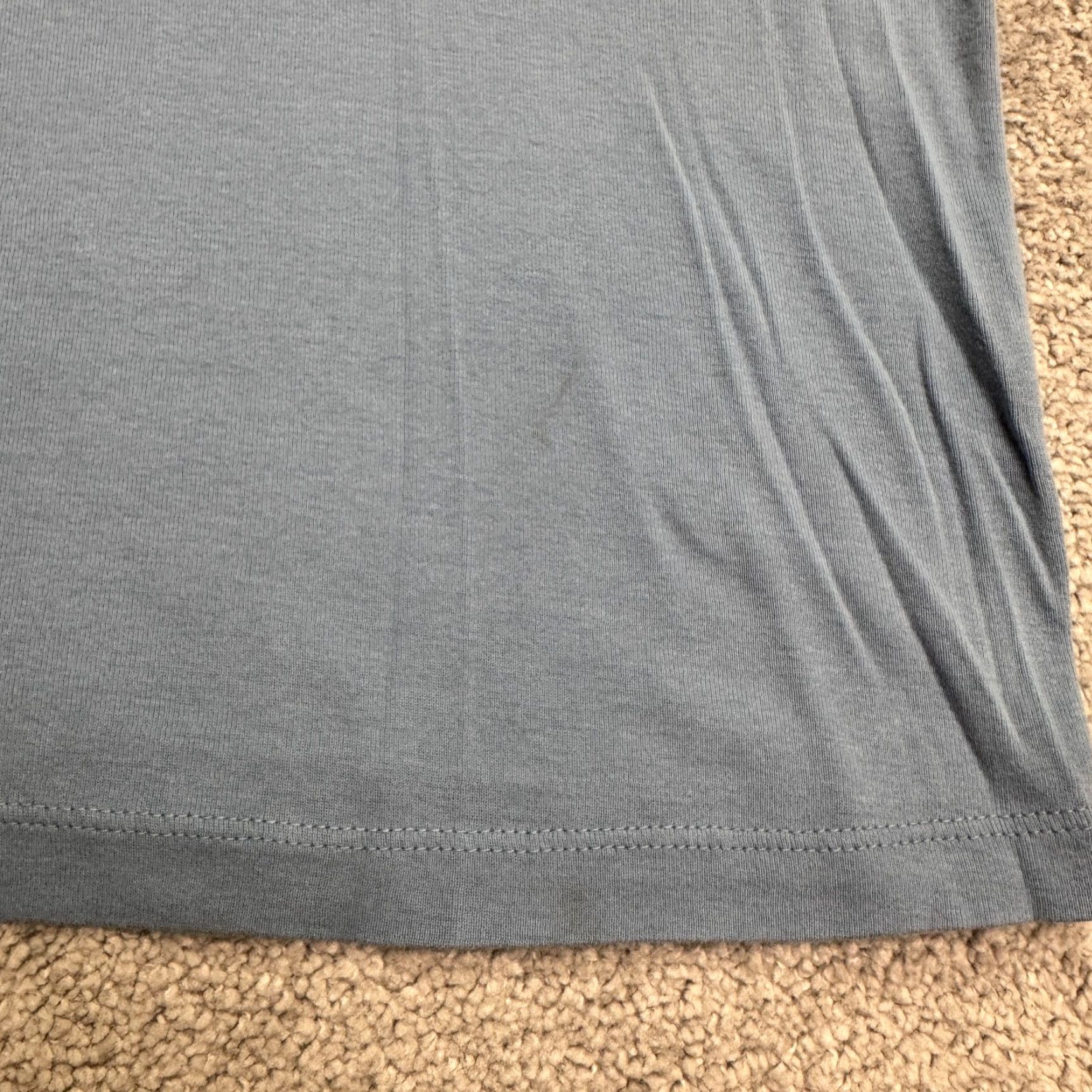 Coldwater Creek Coldwater Creek Shirt 1X Plus Blue Short Sleeve Crew Neck 100% Cotton Basic Tee Women's Size XL / US 12-14 / IT 48-50 - 5 Thumbnail