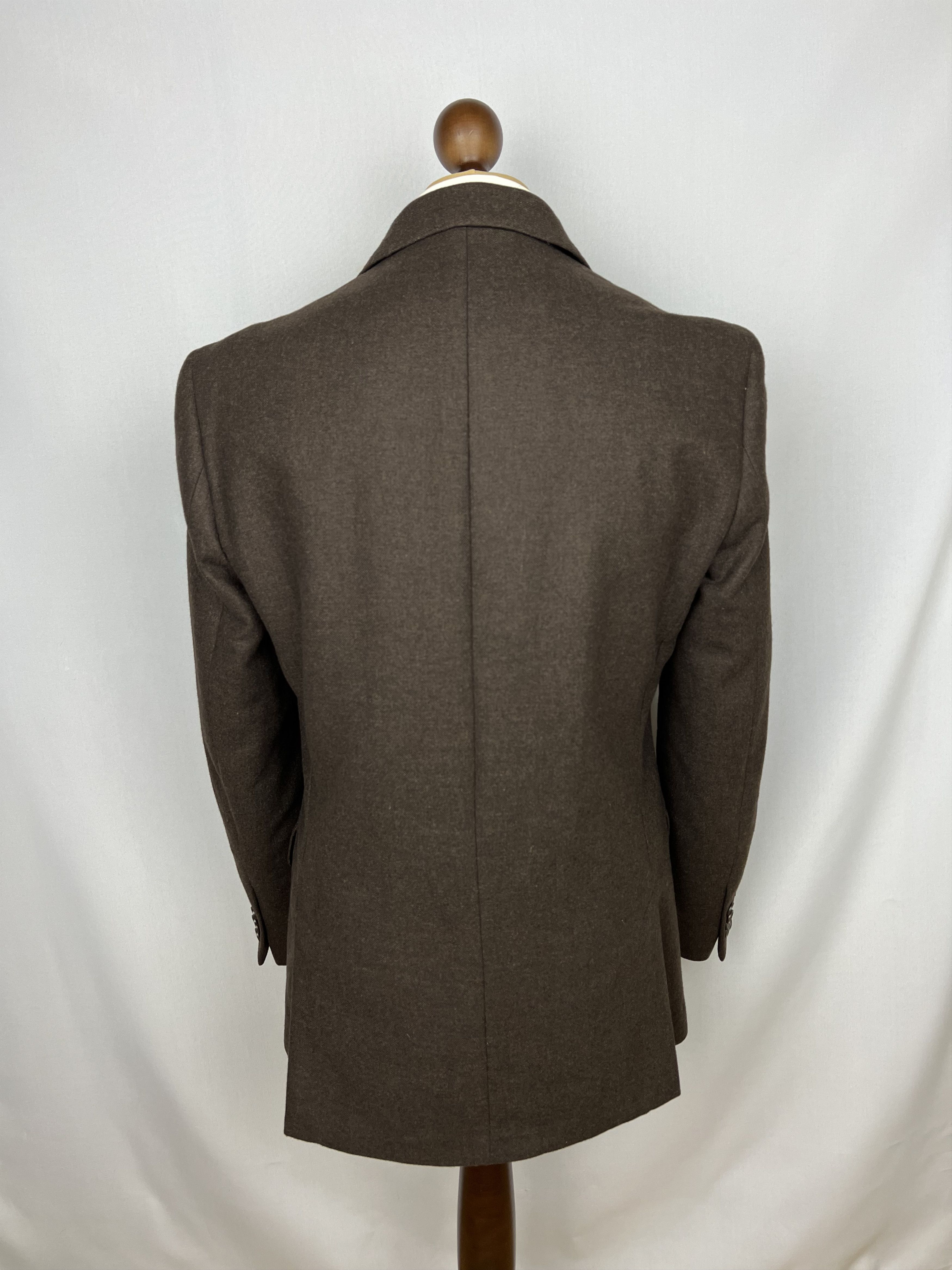 Boggi x Vitale Barberis Solid Soft Wool Half-Lined Sport Coat Size 42R - 3 Thumbnail