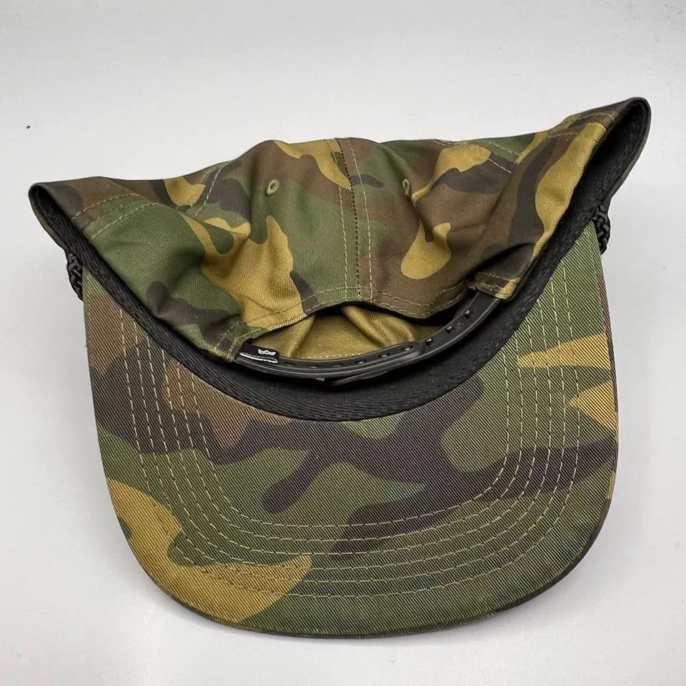 Goodlife Good Livin Hat Men Green Camouflage Skate Snap Back Cap Size ONE SIZE - 7 Thumbnail