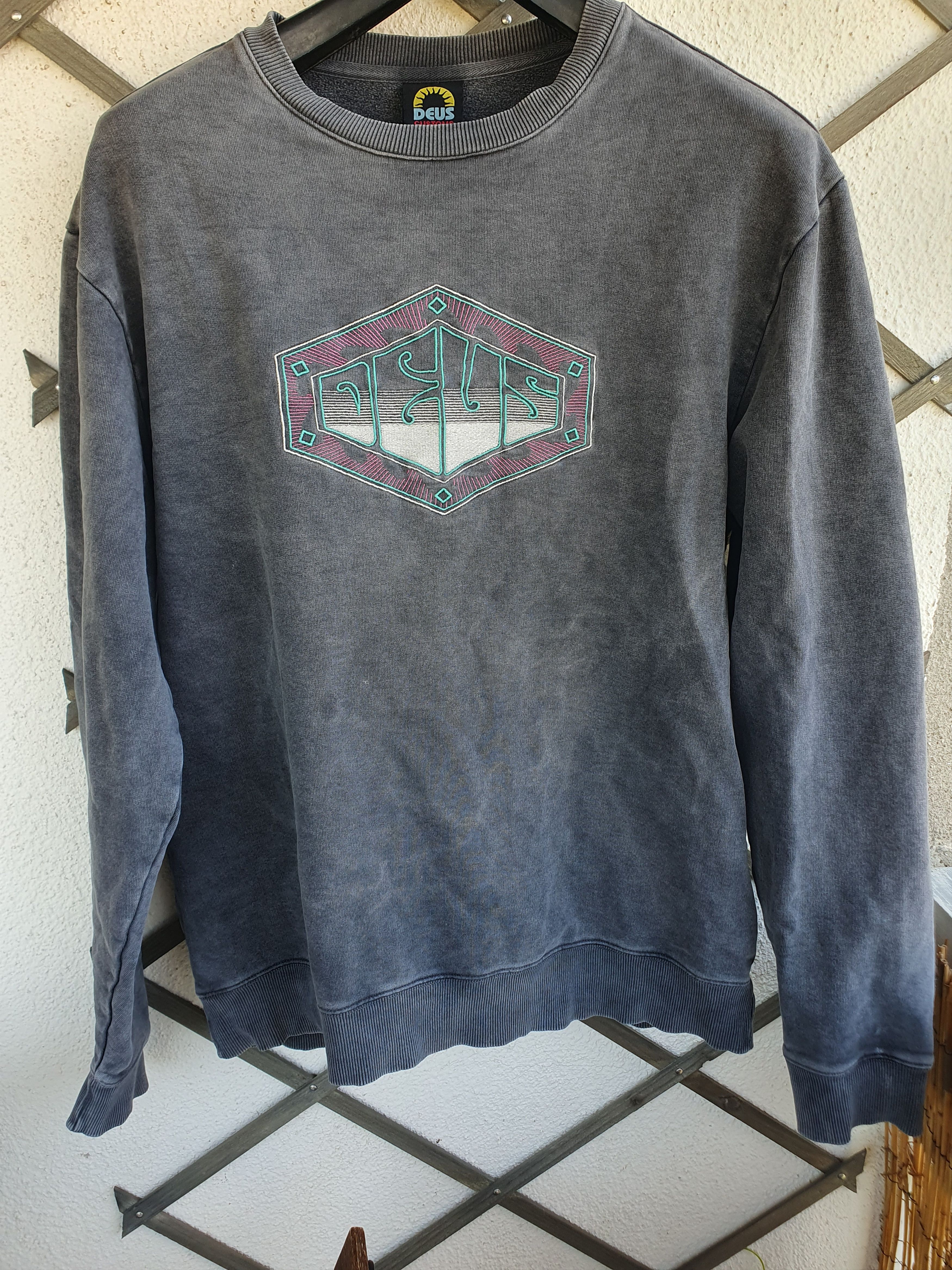 Deus Ex Machina × Swagger deus ex machina Wavepool Acid Crew Sweatshirt sz L Size US L / EU 52-54 / 3 - 1 Thumbnail