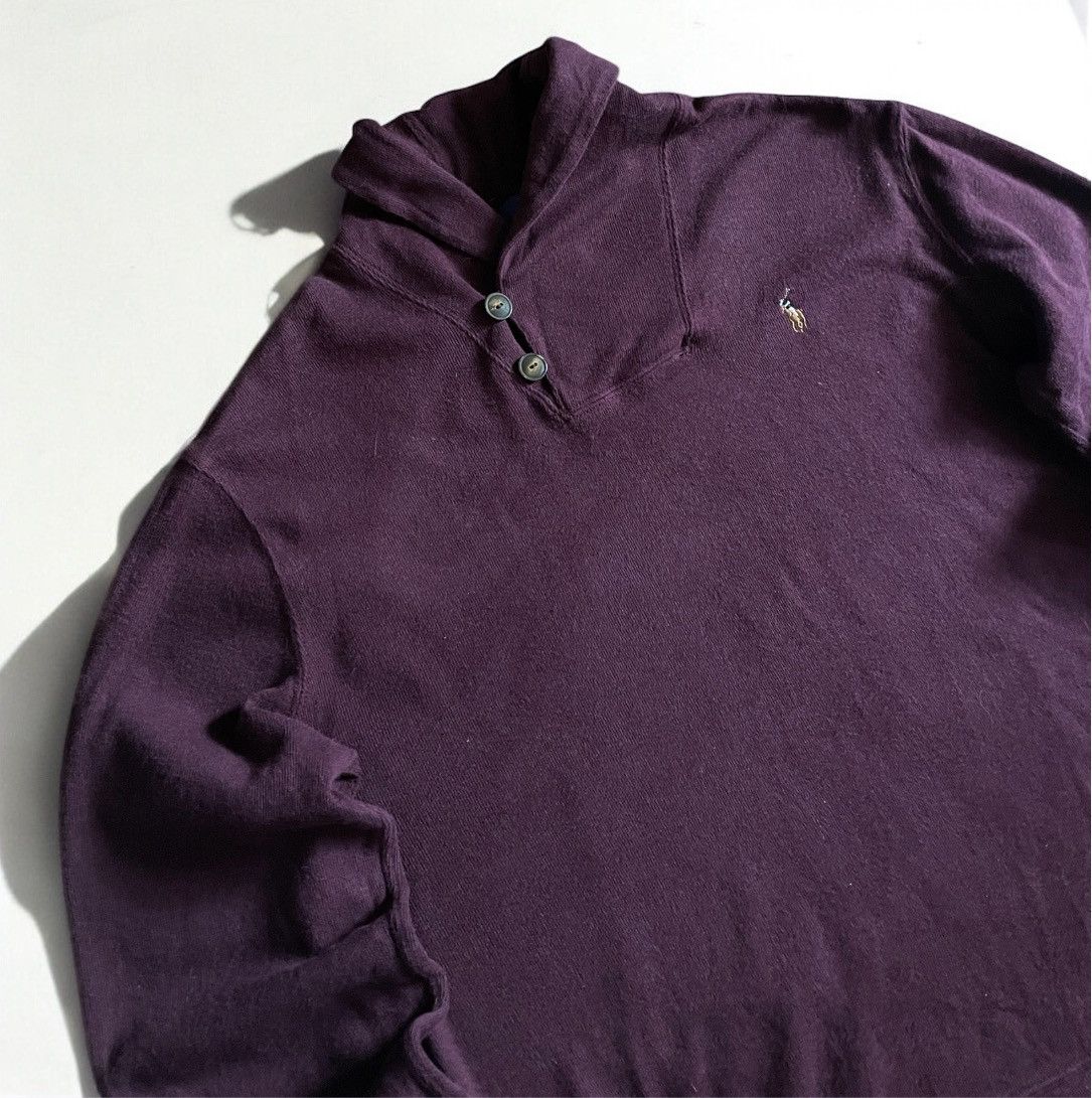 Polo Ralph Lauren × Ralph Lauren × Vintage Vtg Polo by Ralph Lauren French-Rib Collar Pullover Sweater Size US L / EU 52-54 / 3 - 2 Thumbnail