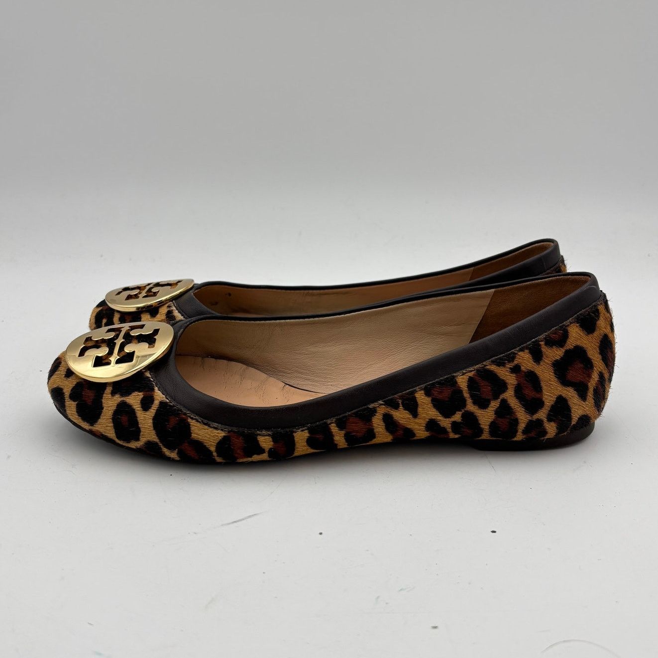 Tory Burch Tory Burch Leopard Print Calf Hair Ballet Flats Women's 8 Size US 8 / IT 38 - 5 Thumbnail